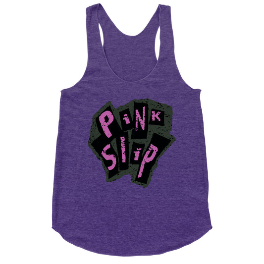 Freaky Friday Pink Slip Racerback Tank
