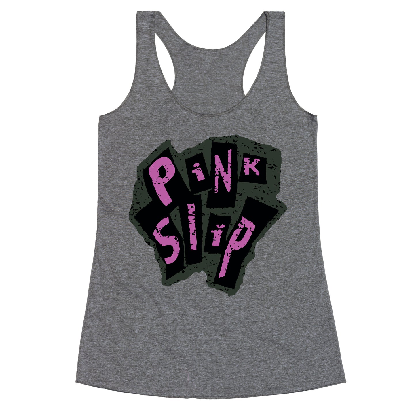 Freaky Friday Pink Slip Racerback Tank