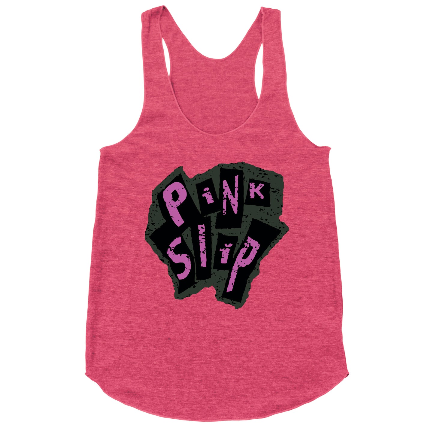 Freaky Friday Pink Slip Racerback Tank