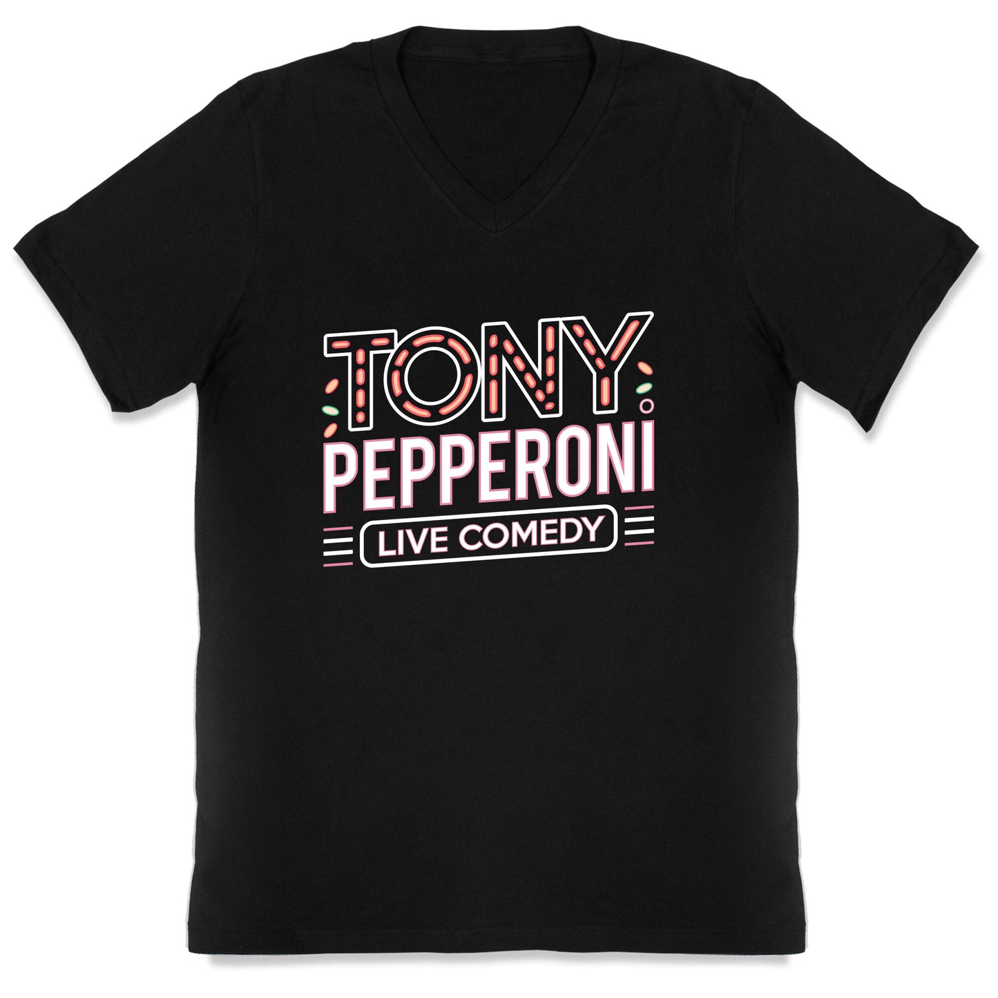 Tony Pepperoni Live Comedy V-Neck
