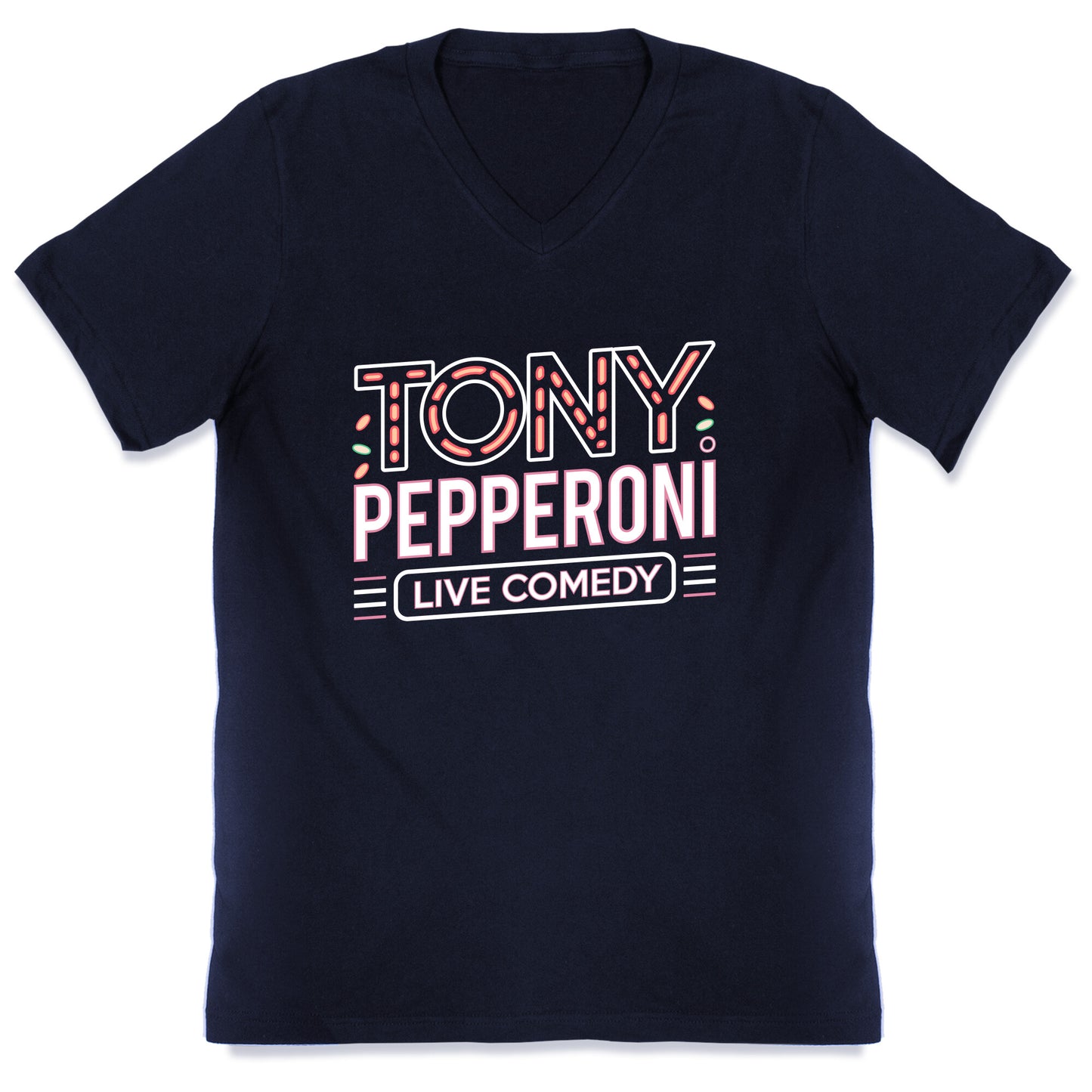 Tony Pepperoni Live Comedy V-Neck