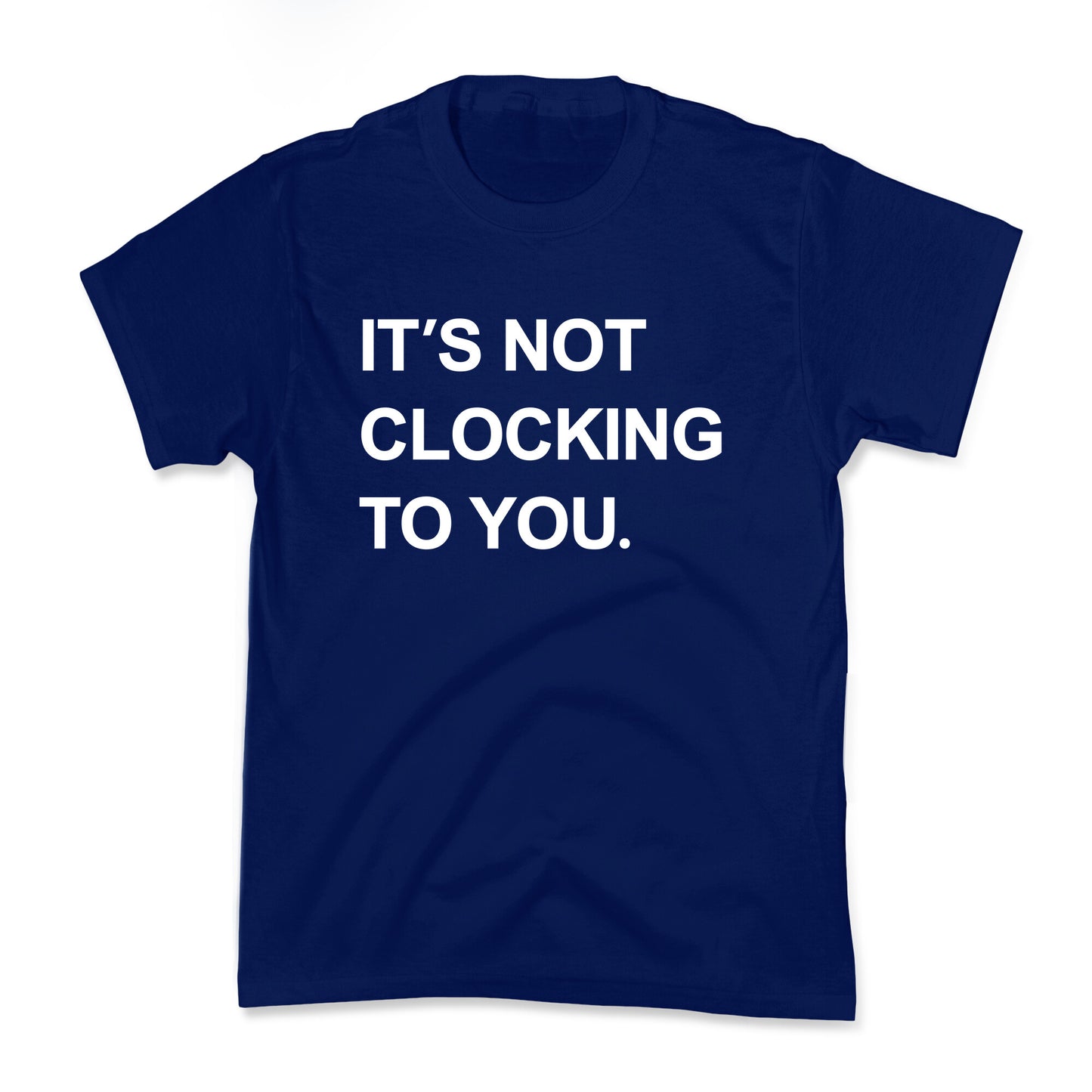 Its Not Clocking To You Bieber Kids Tee