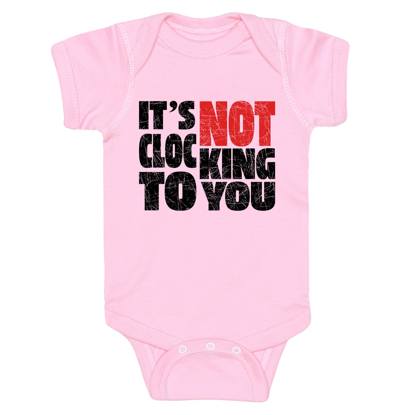 Bieber Its Not Clocking To You Baby One-Piece