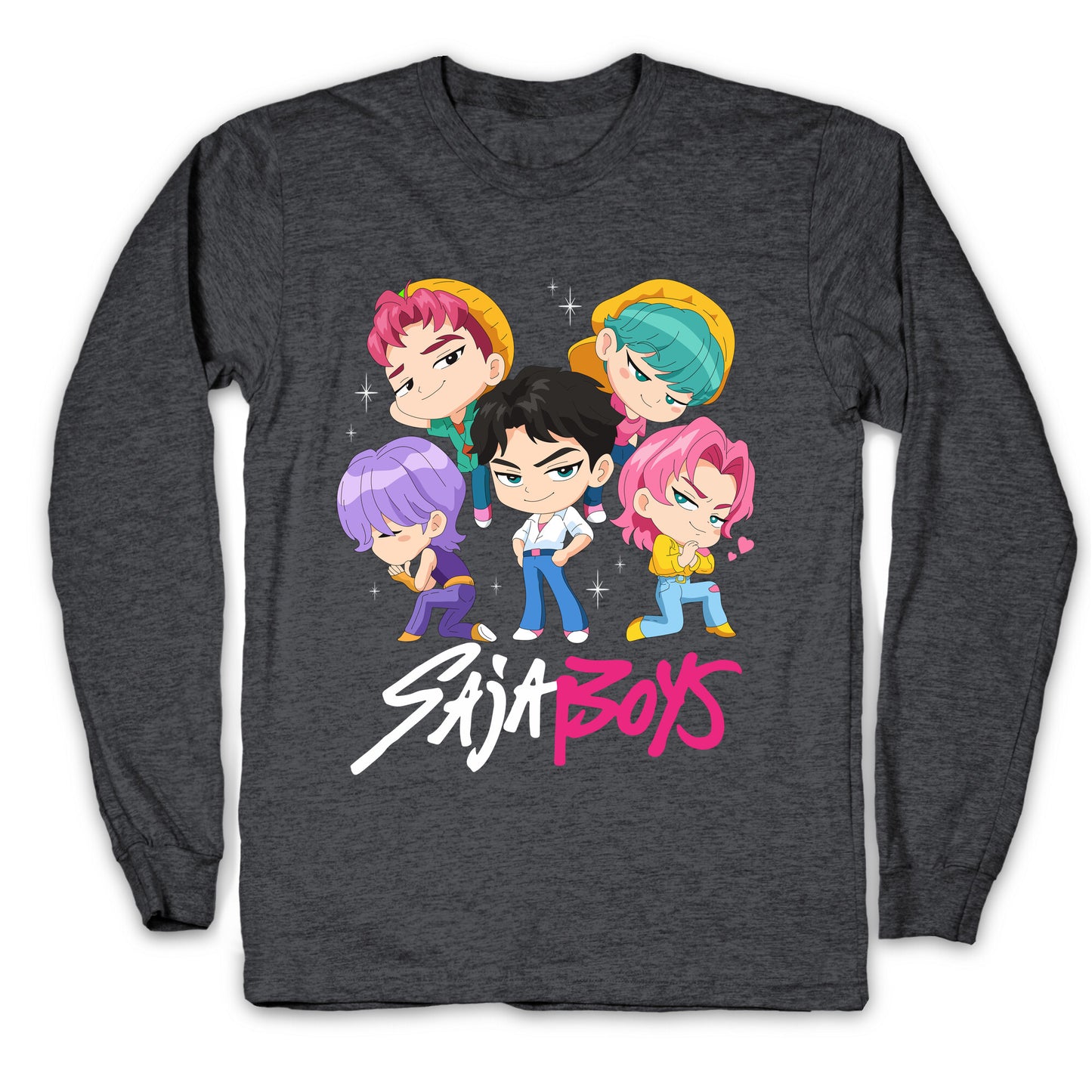 Saja Boys Kpop Demon Hunters Longsleeve Tee