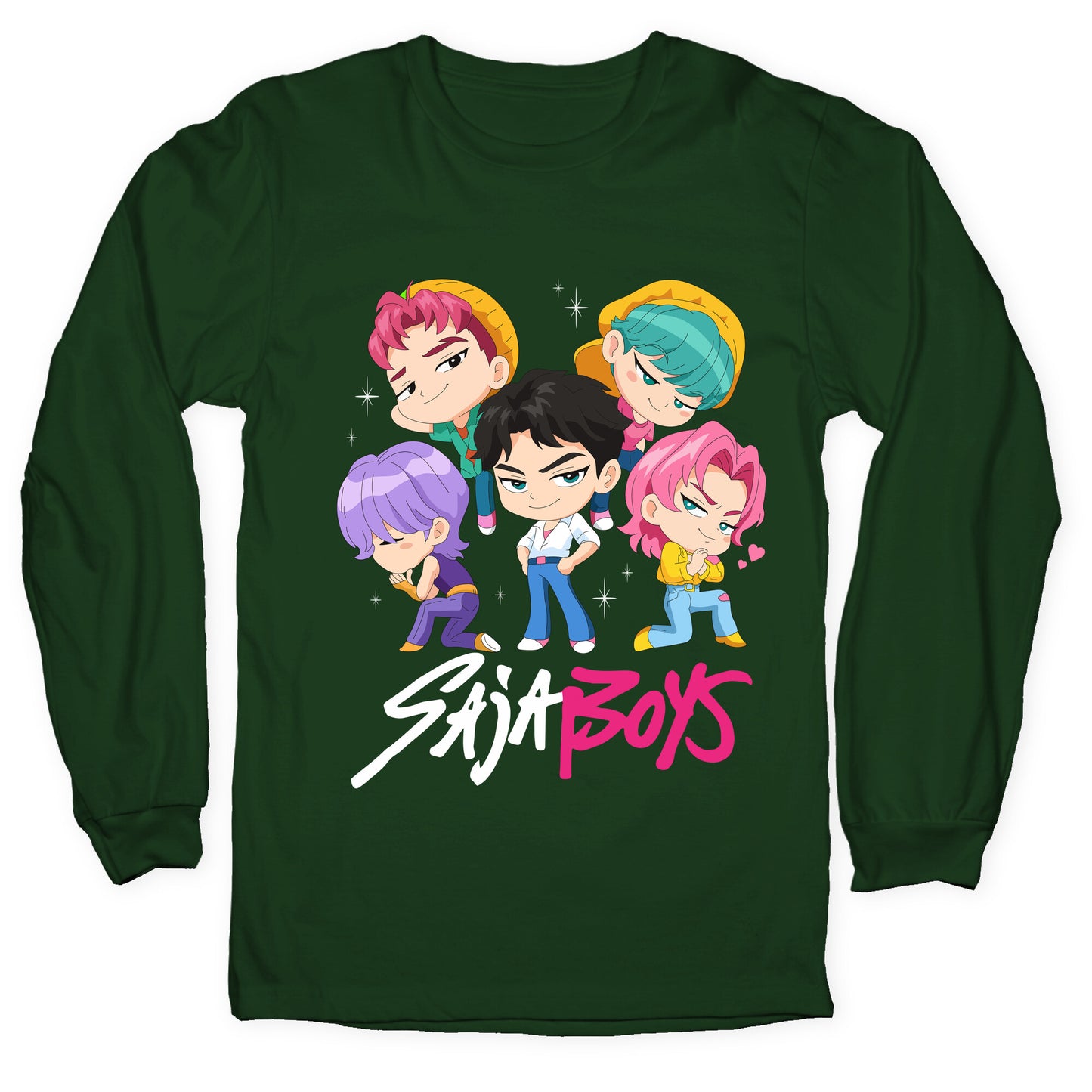 Saja Boys Kpop Demon Hunters Longsleeve Tee