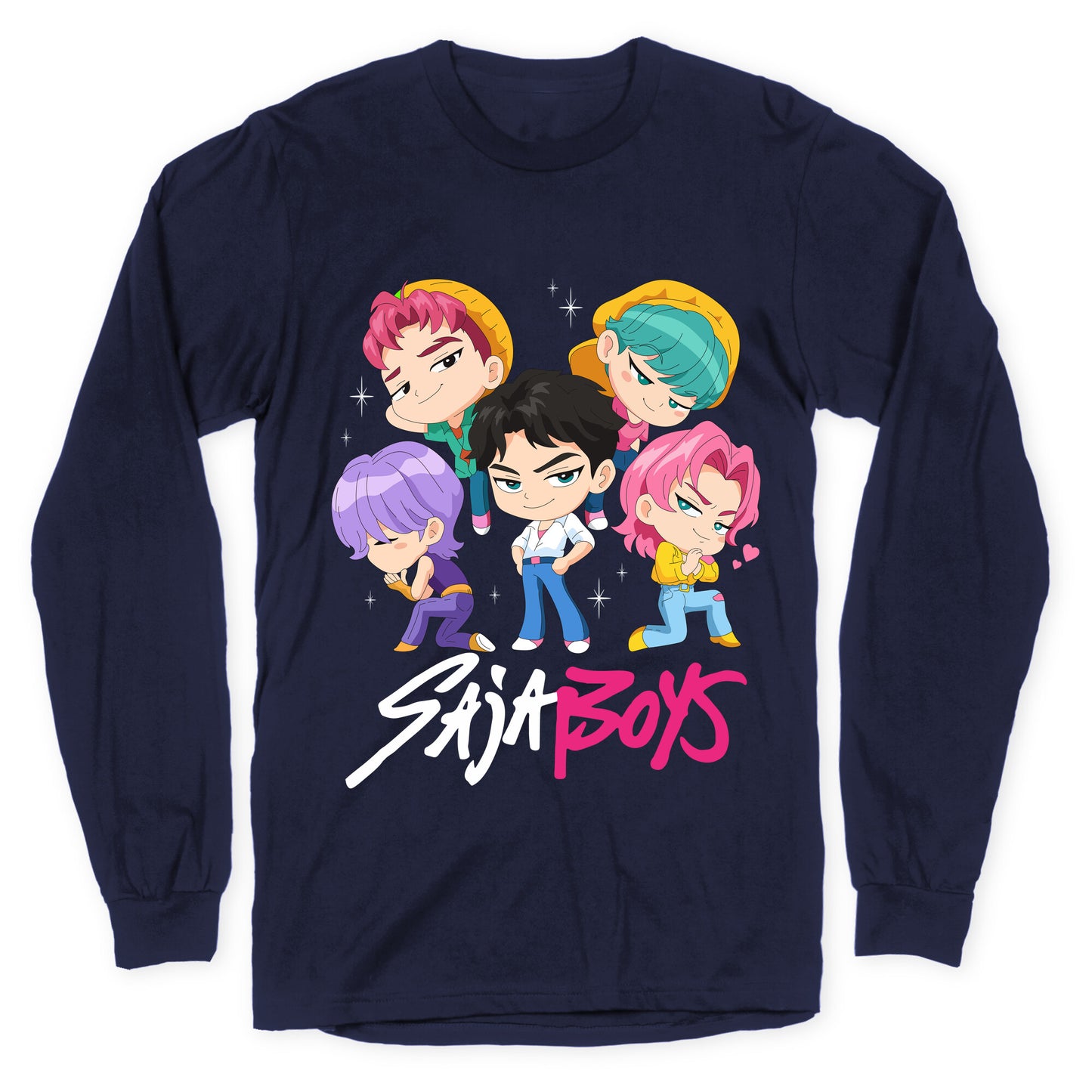 Saja Boys Kpop Demon Hunters Longsleeve Tee