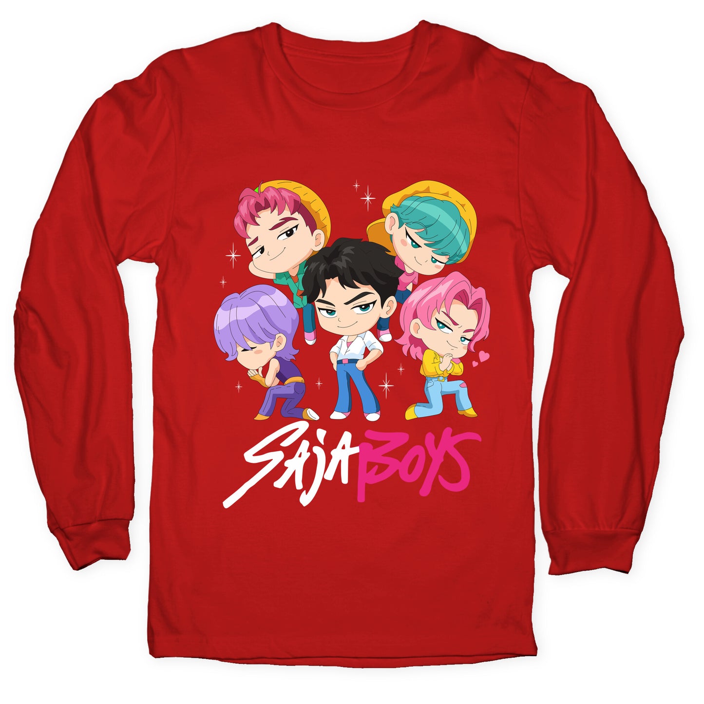 Saja Boys Kpop Demon Hunters Longsleeve Tee