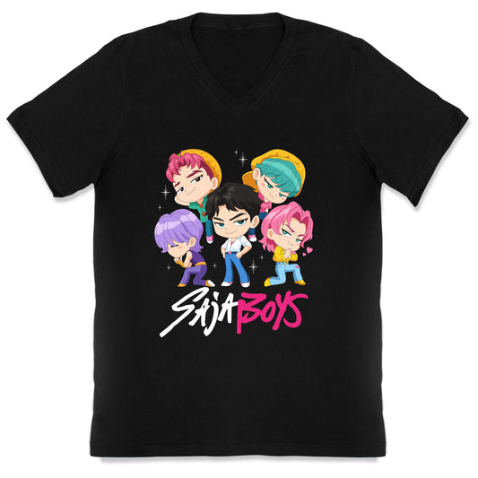 Saja Boys Kpop Demon Hunters V-Neck