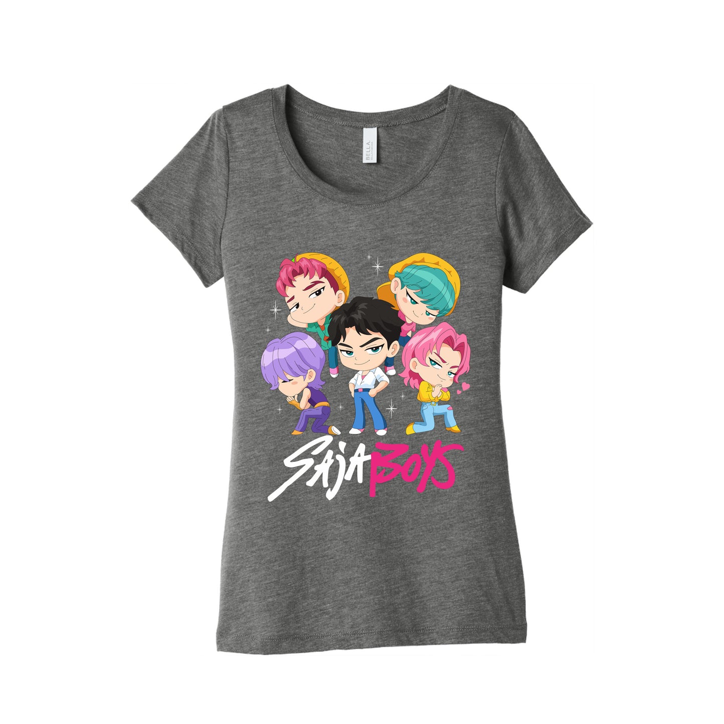 Saja Boys Kpop Demon Hunters Womens Triblend Tee