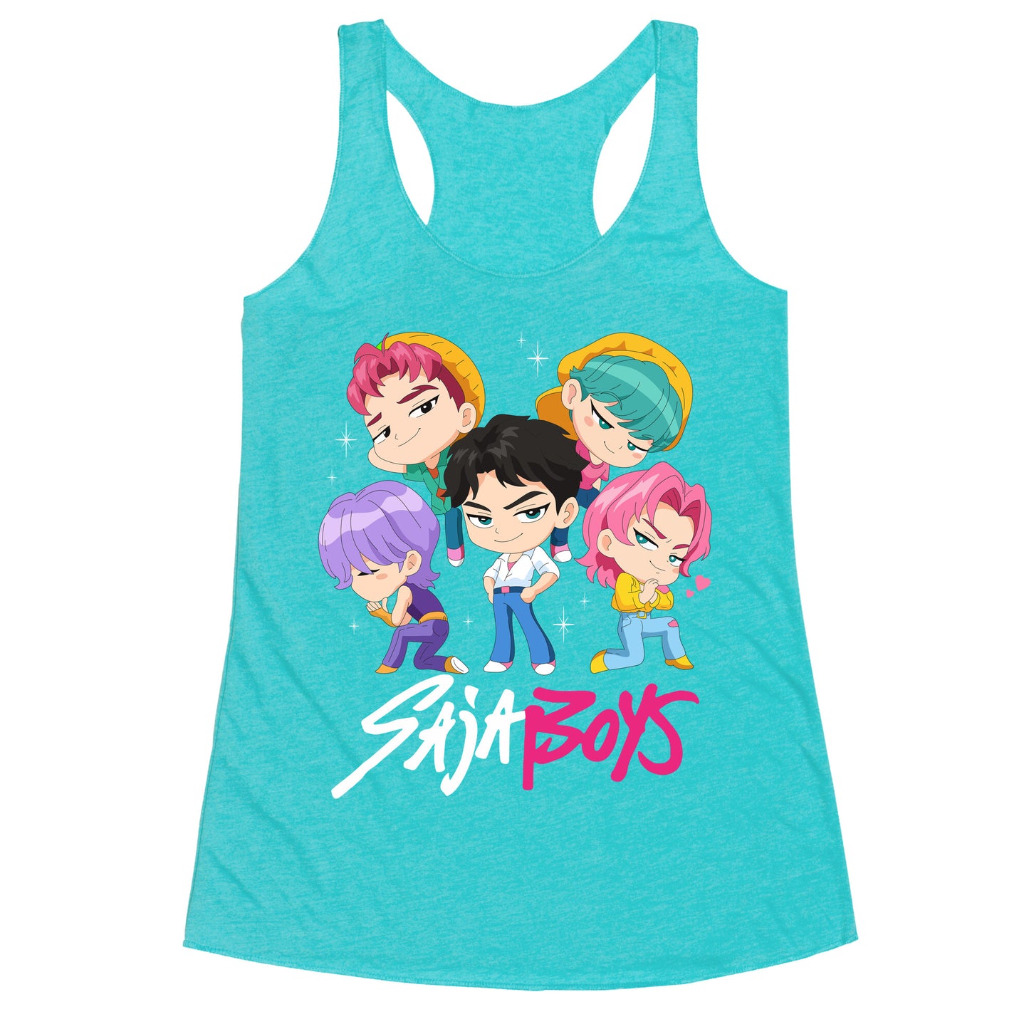 Saja Boys Kpop Demon Hunters Racerback Tank