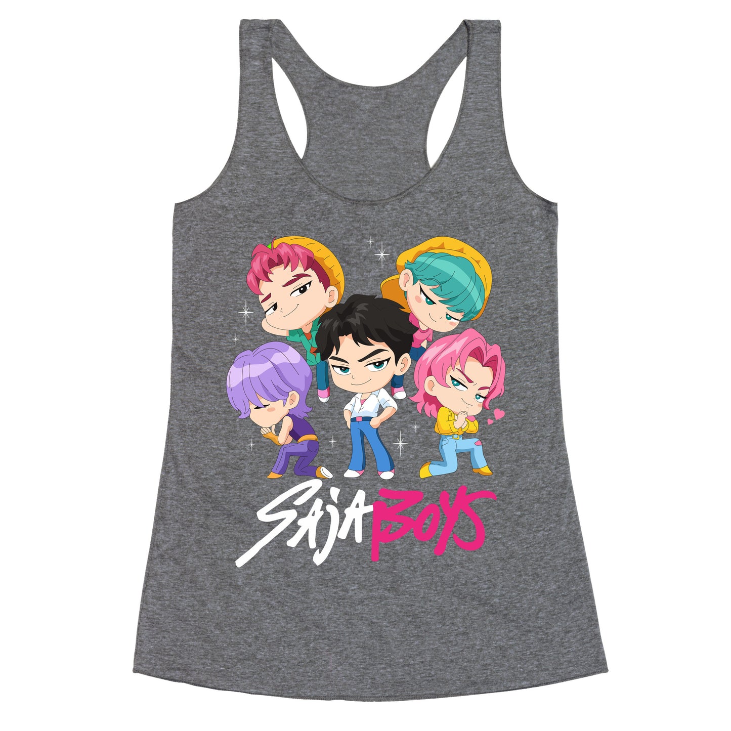 Saja Boys Kpop Demon Hunters Racerback Tank