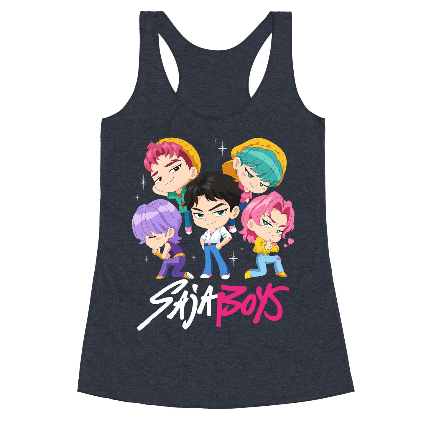Saja Boys Kpop Demon Hunters Racerback Tank