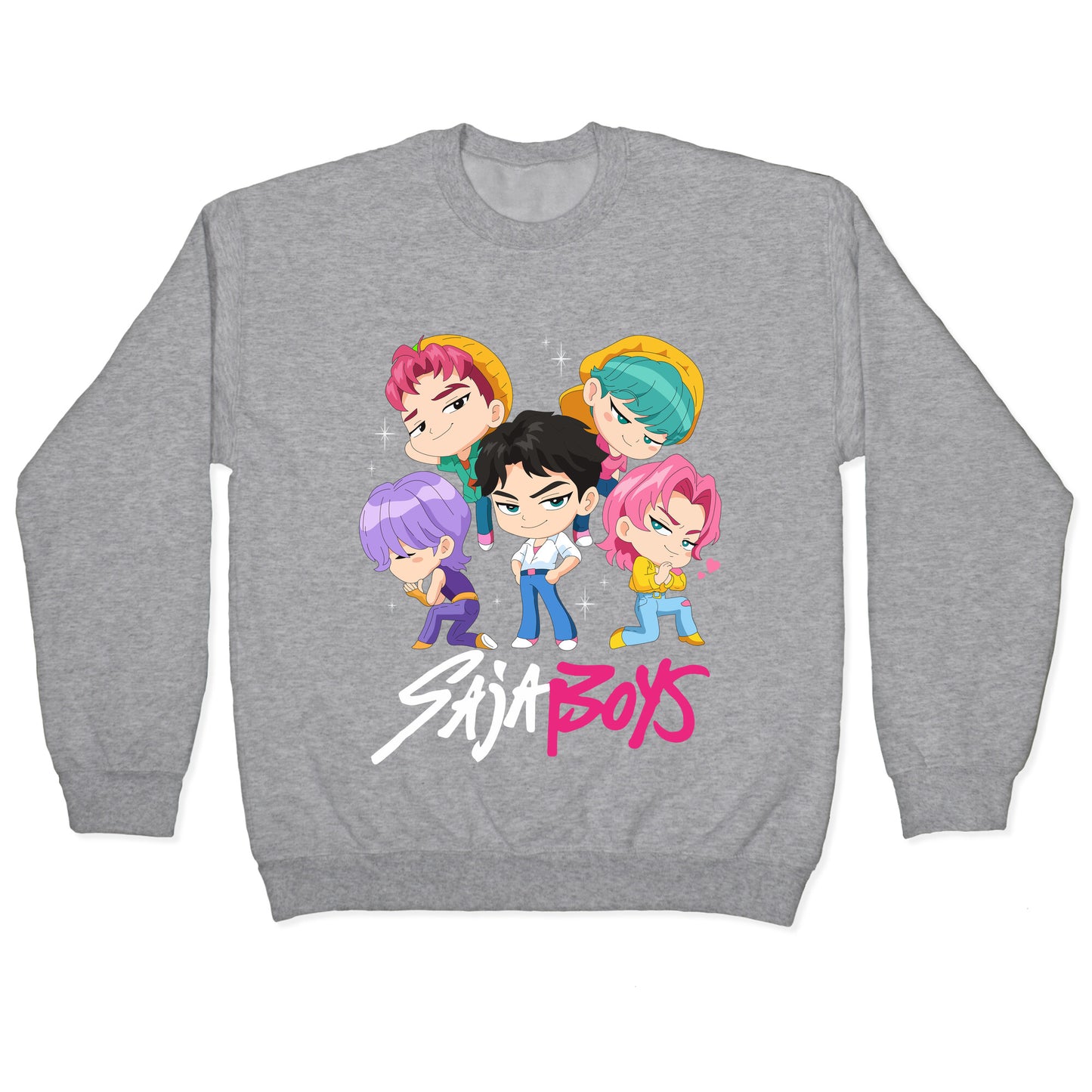 Saja Boys Kpop Demon Hunters Crewneck Sweatshirt