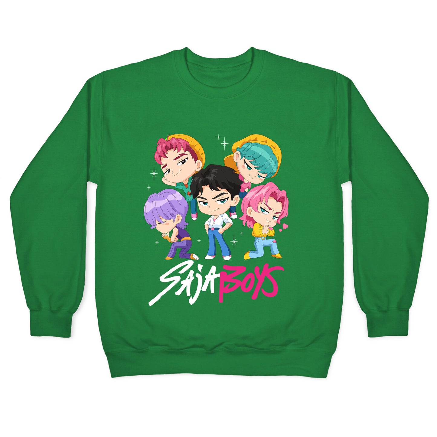 Saja Boys Kpop Demon Hunters Crewneck Sweatshirt