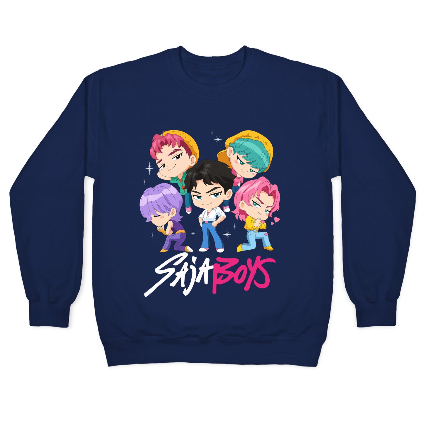 Saja Boys Kpop Demon Hunters Crewneck Sweatshirt