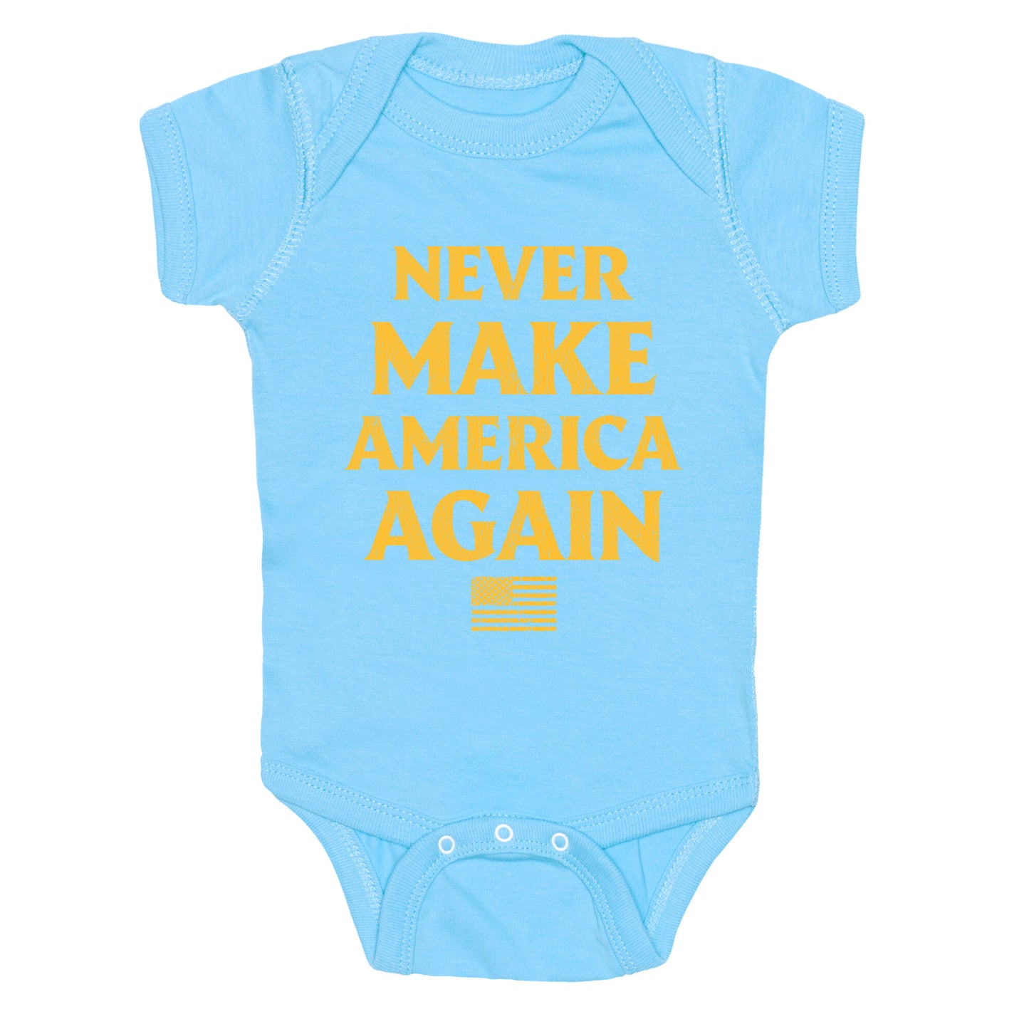 Trump Never Make America Again Baby One-Piece