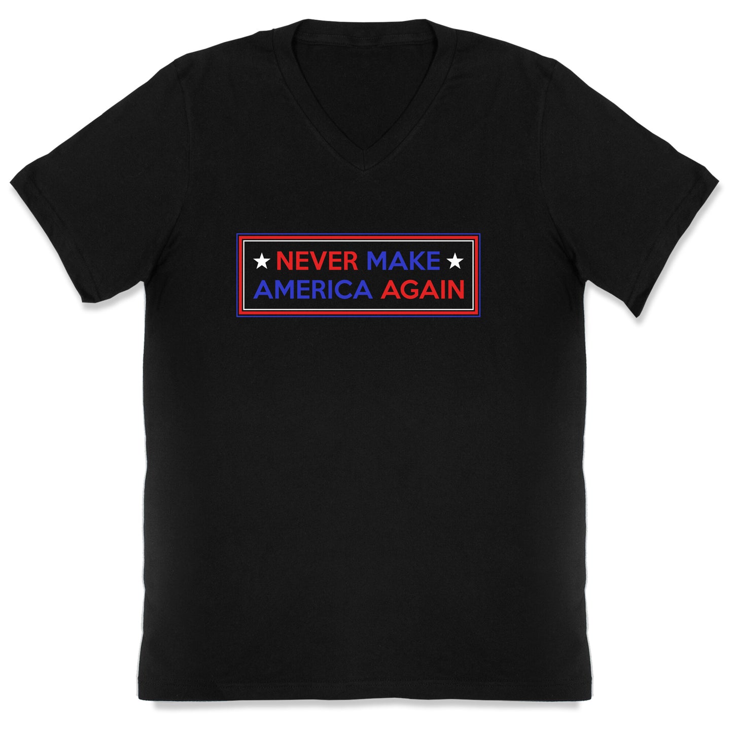 Never Make America Again Trump V-Neck