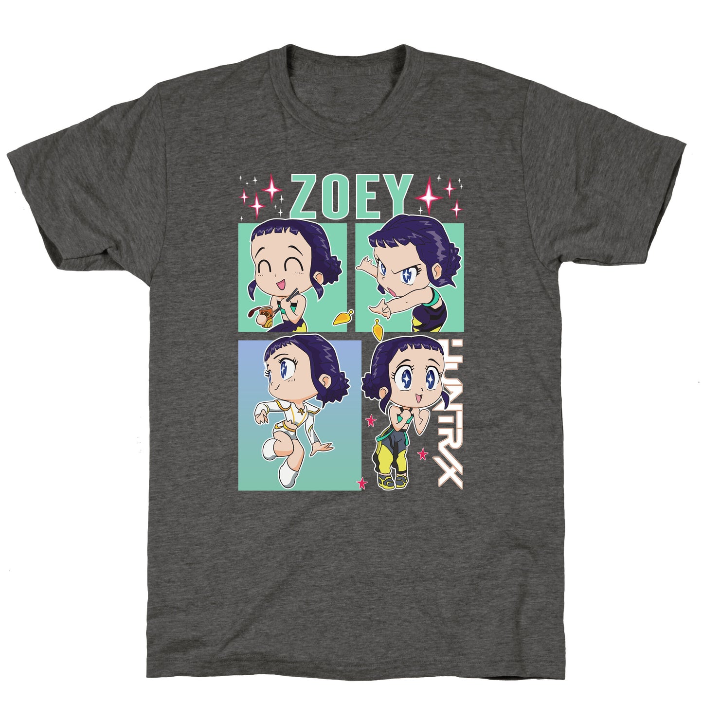 Zoey Kpop Demon Hunters Unisex Triblend Tee