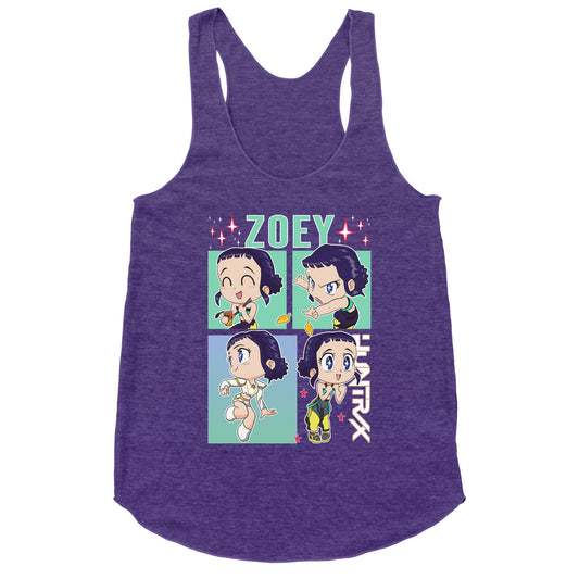 Zoey Kpop Demon Hunters Racerback Tank