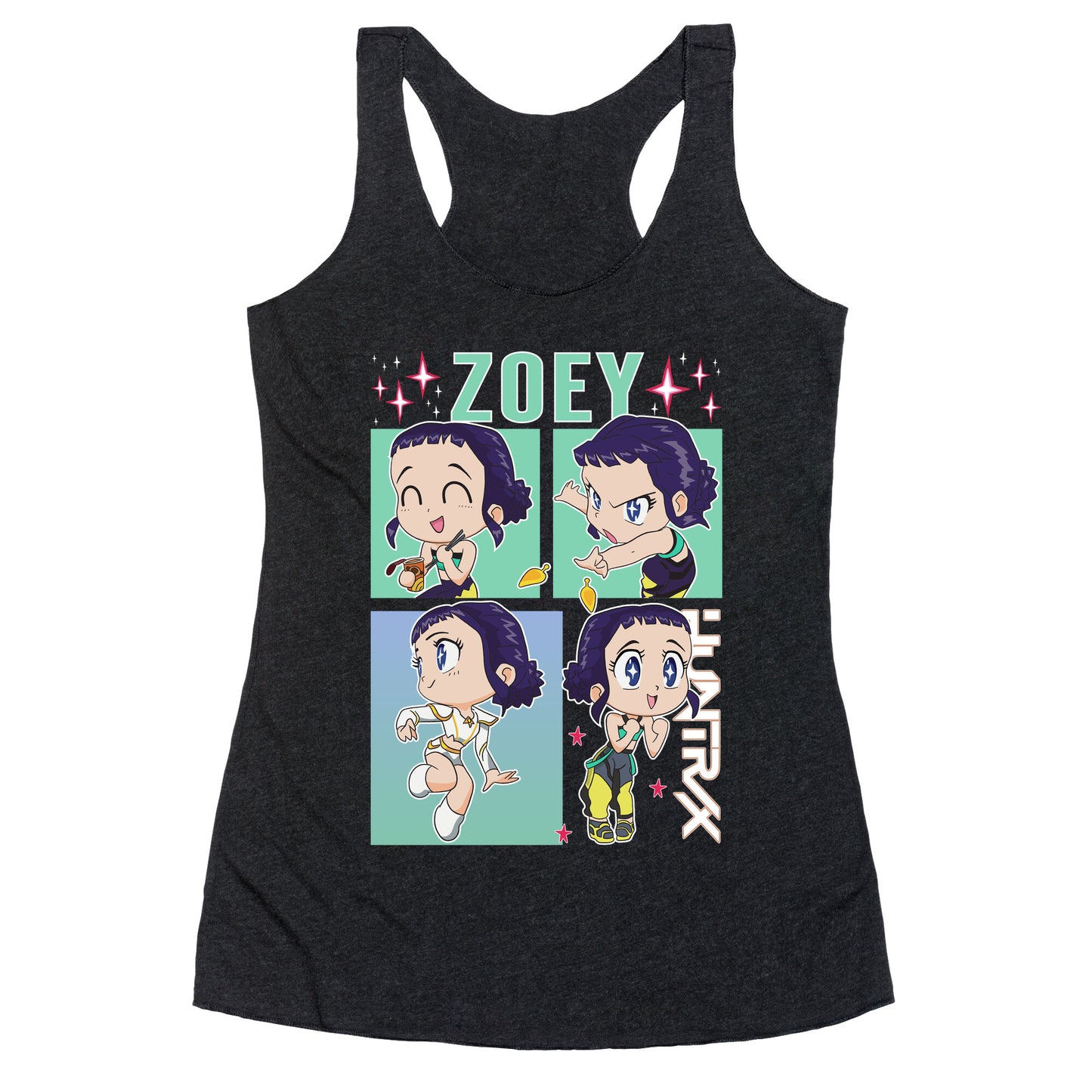 Zoey Kpop Demon Hunters Racerback Tank