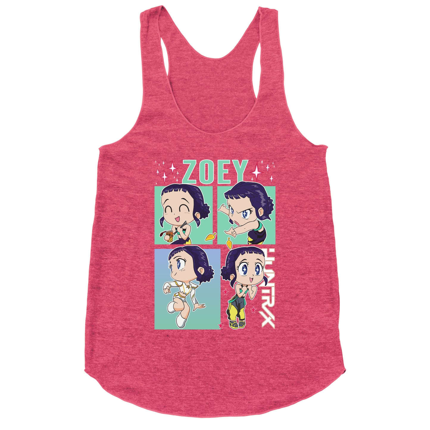 Zoey Kpop Demon Hunters Racerback Tank