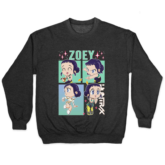 Zoey Kpop Demon Hunters Crewneck Sweatshirt