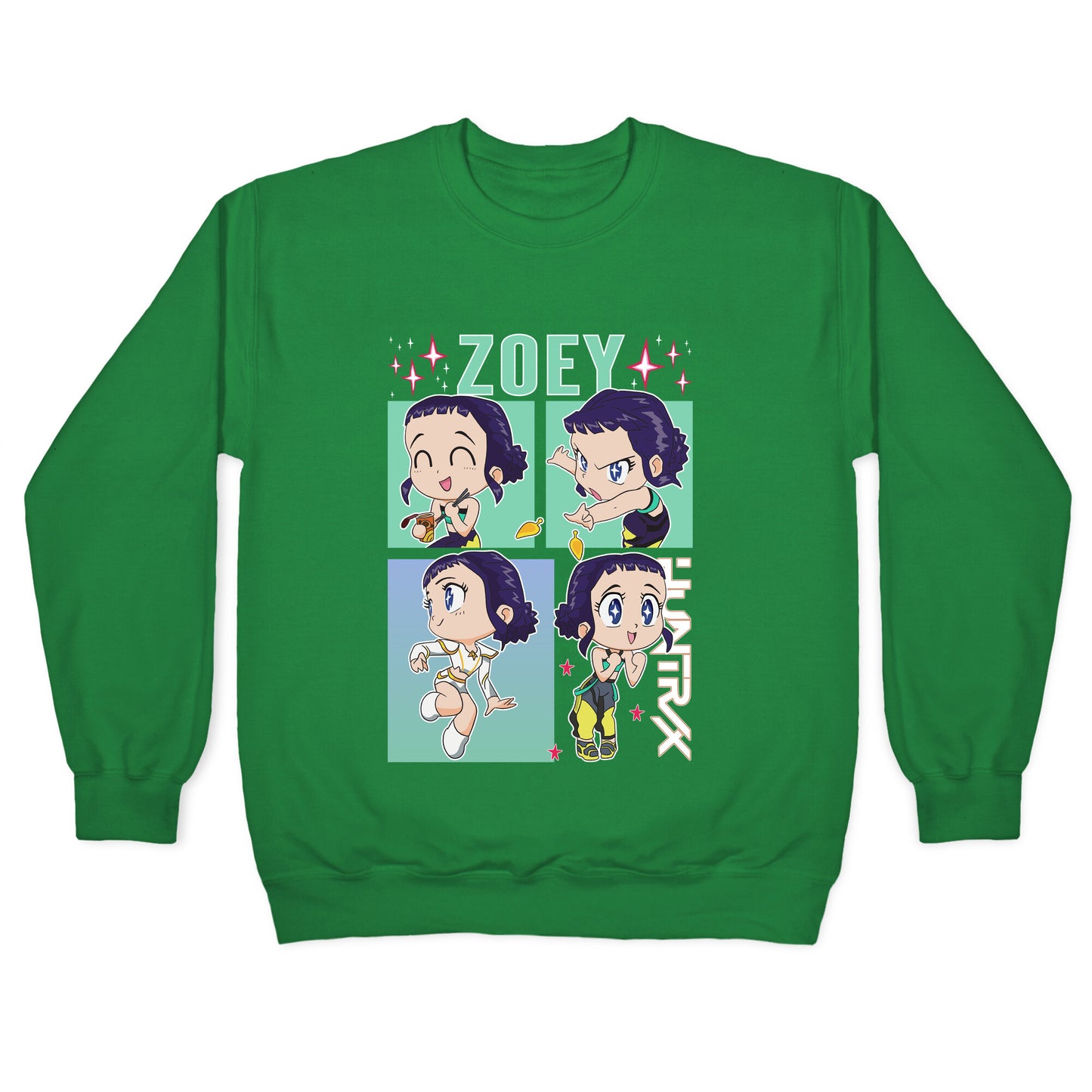 Zoey Kpop Demon Hunters Crewneck Sweatshirt