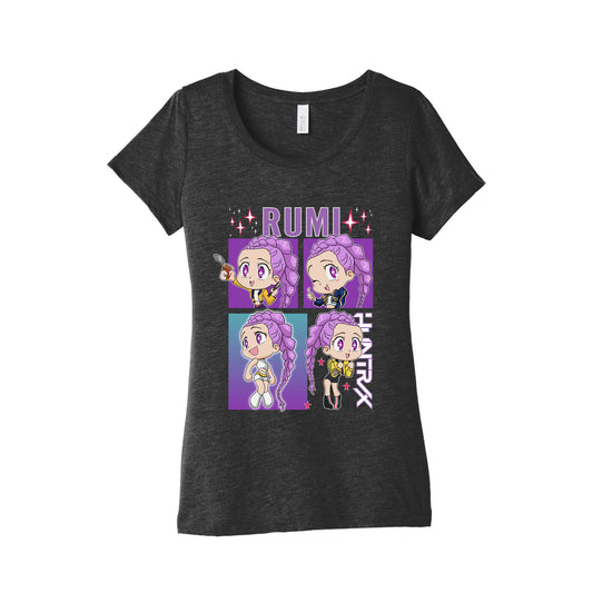 Rumi Kpop Demon Hunters Womens Triblend Tee