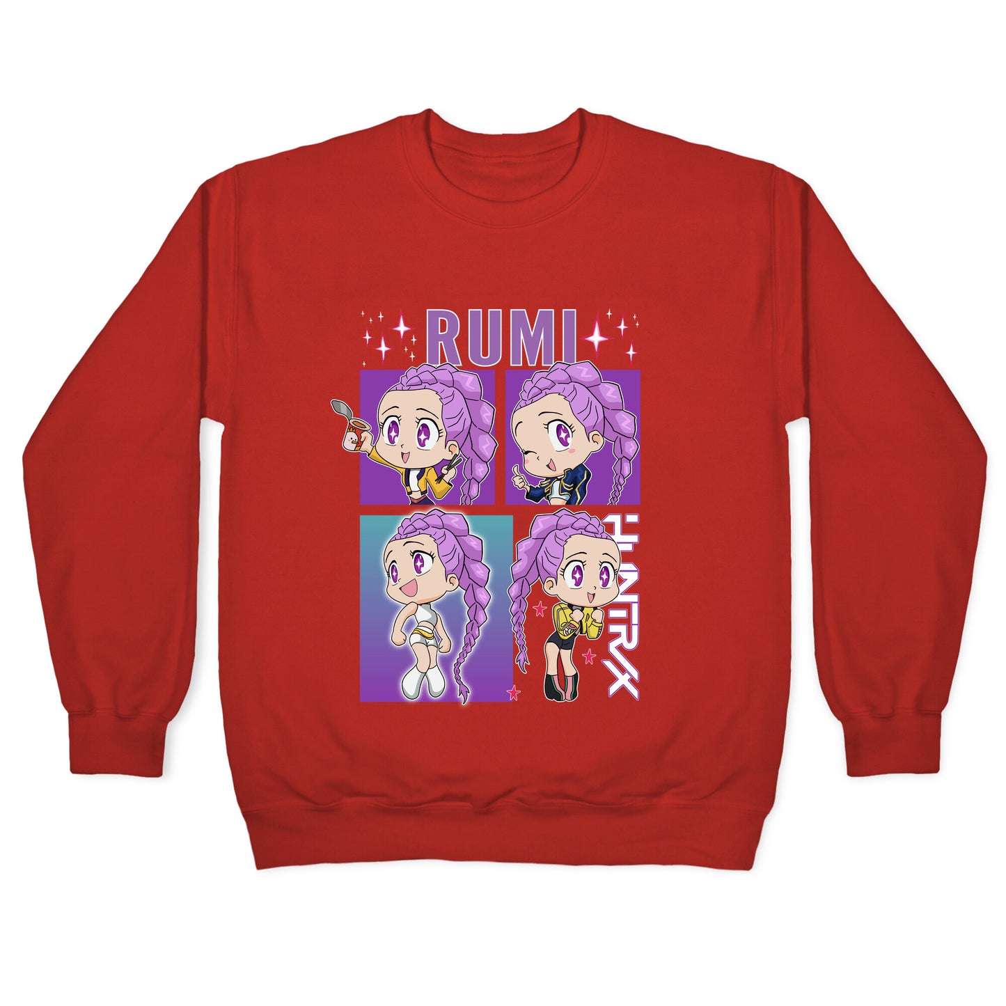 Rumi Kpop Demon Hunters Crewneck Sweatshirt