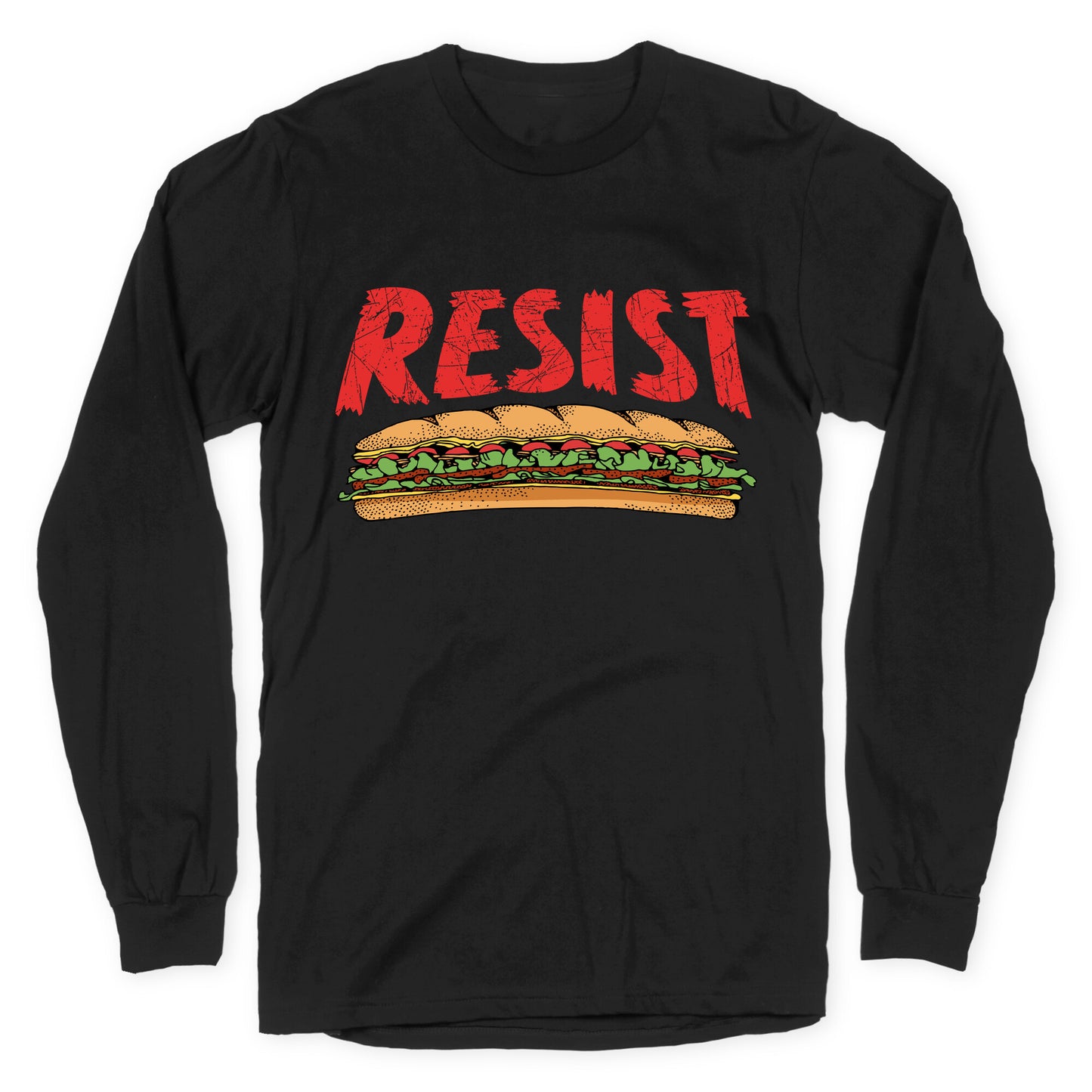Resist Anti Ice Sandwich Guy DC Longsleeve Tee