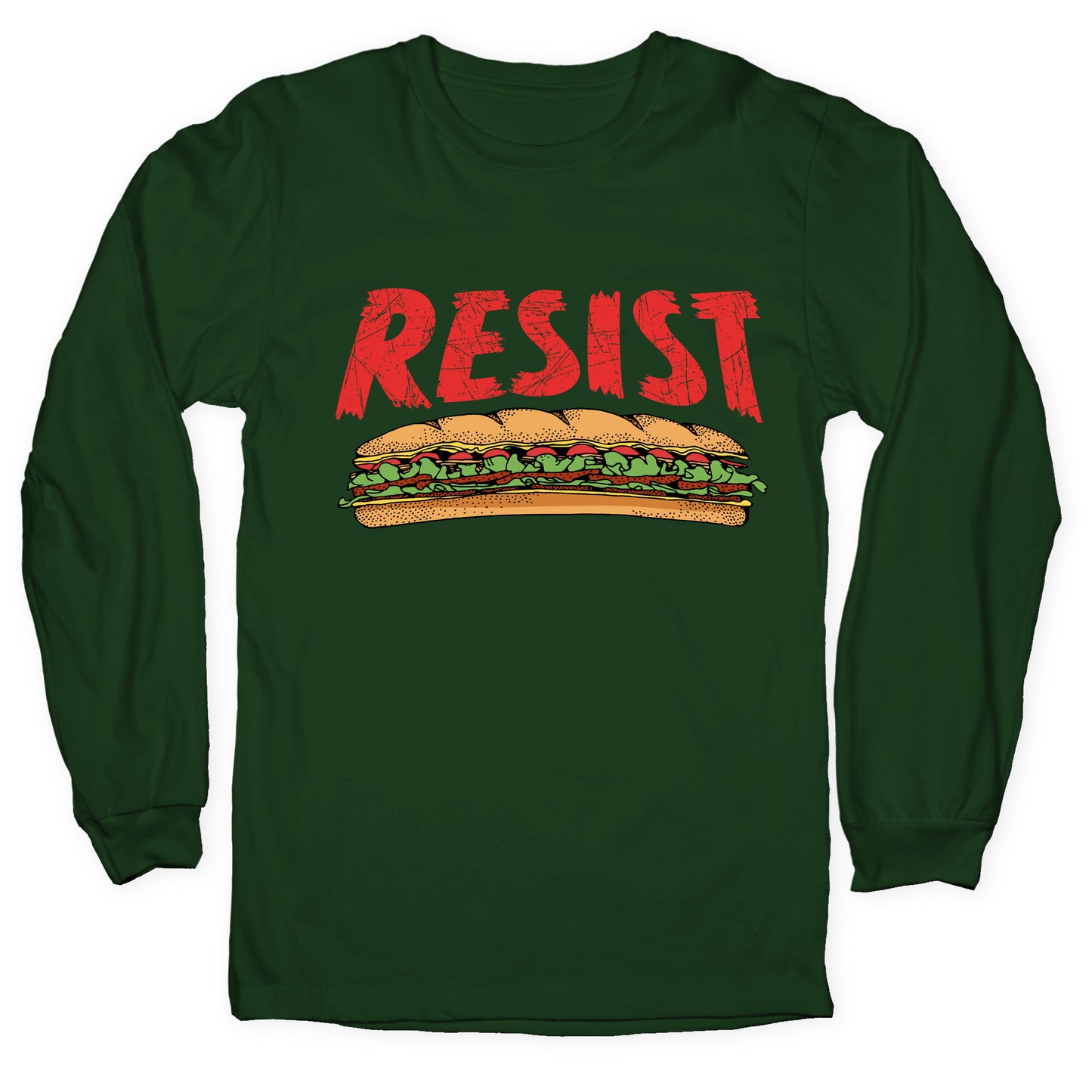 Resist Anti Ice Sandwich Guy DC Longsleeve Tee