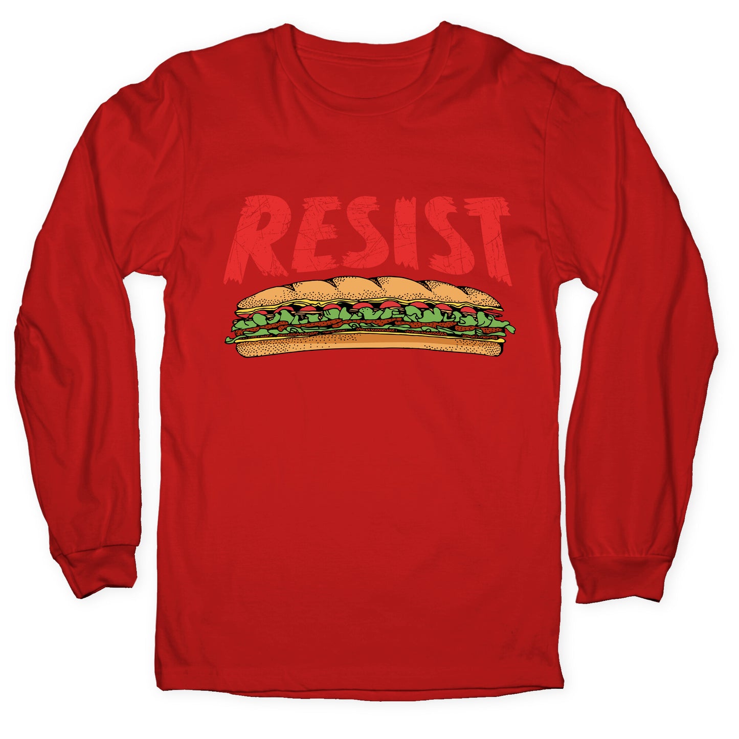 Resist Anti Ice Sandwich Guy DC Longsleeve Tee