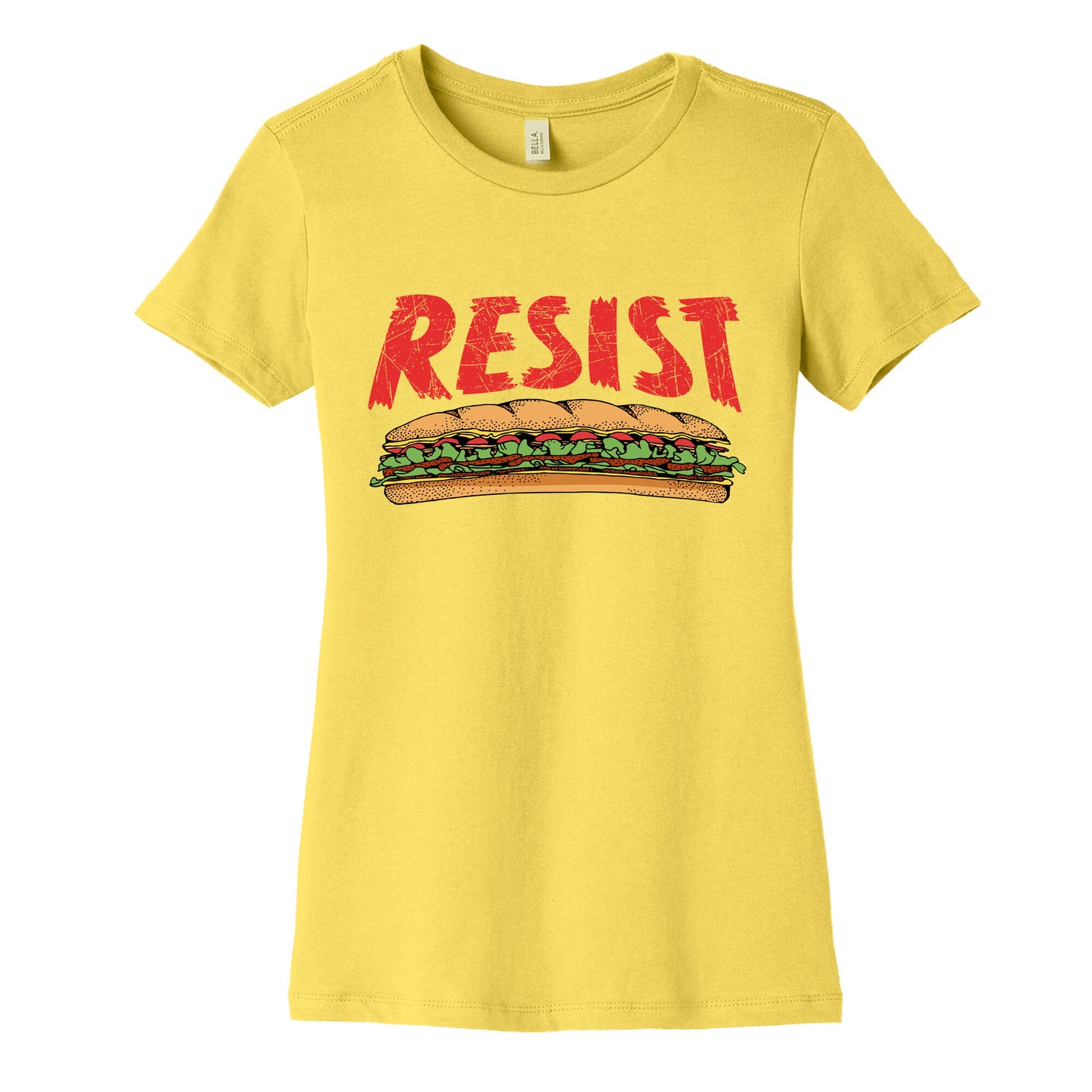 Resist Anti Ice Sandwich Guy DC Womens Cotton Tee