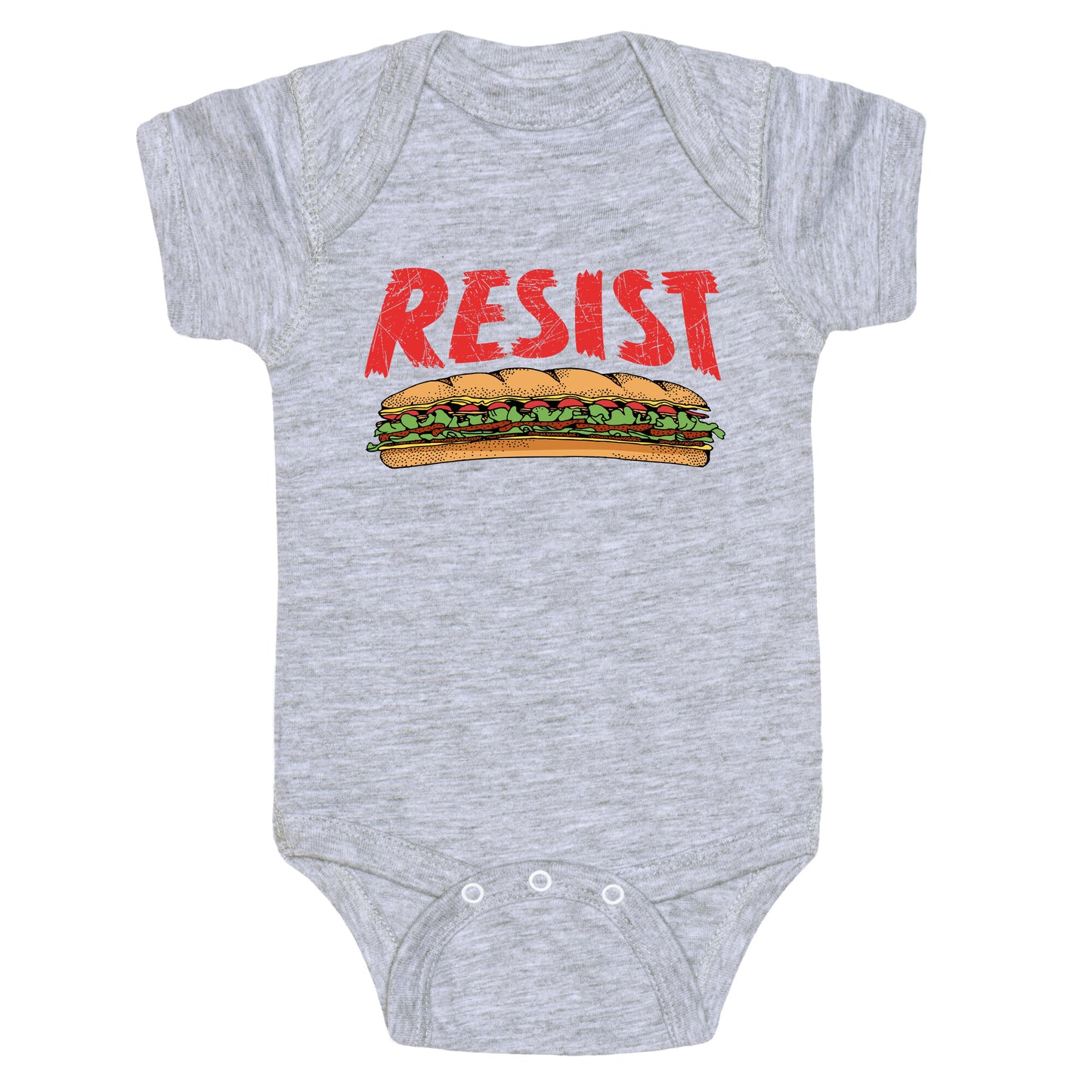 Resist Anti Ice Sandwich Guy DC Baby One-Piece