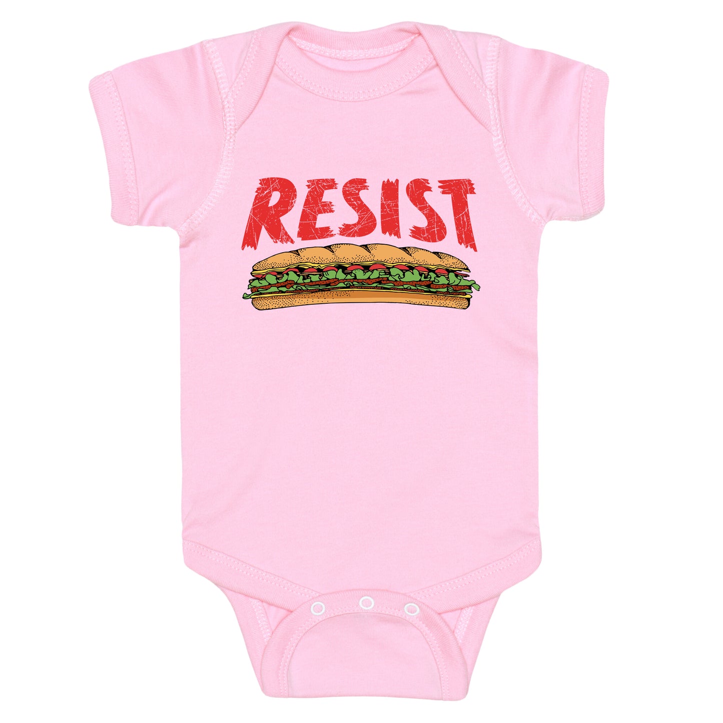Resist Anti Ice Sandwich Guy DC Baby One-Piece
