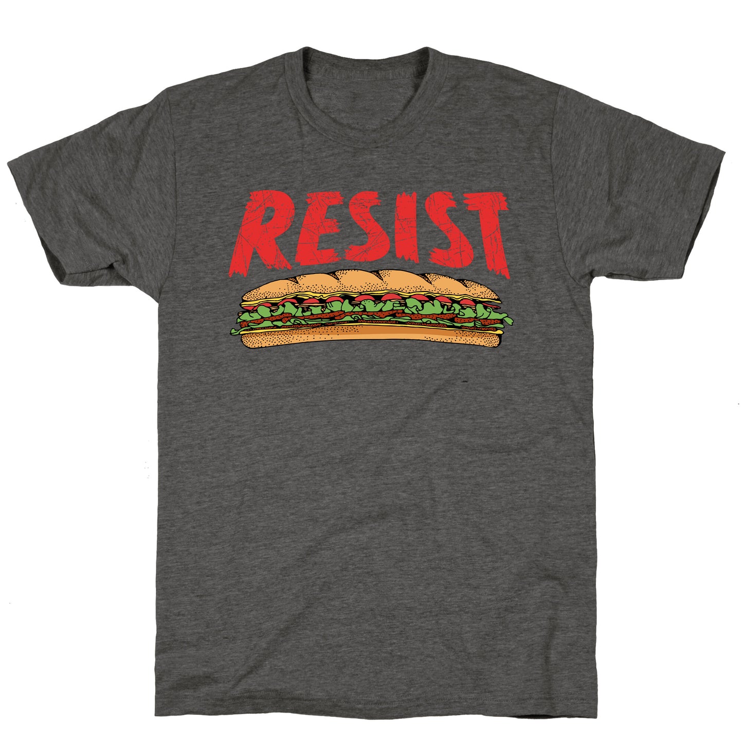 Resist Anti Ice Sandwich Guy DC Unisex Triblend Tee