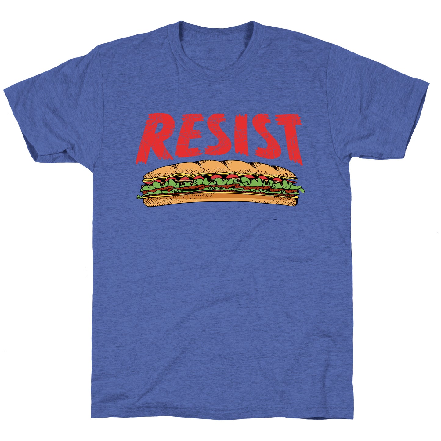 Resist Anti Ice Sandwich Guy DC Unisex Triblend Tee
