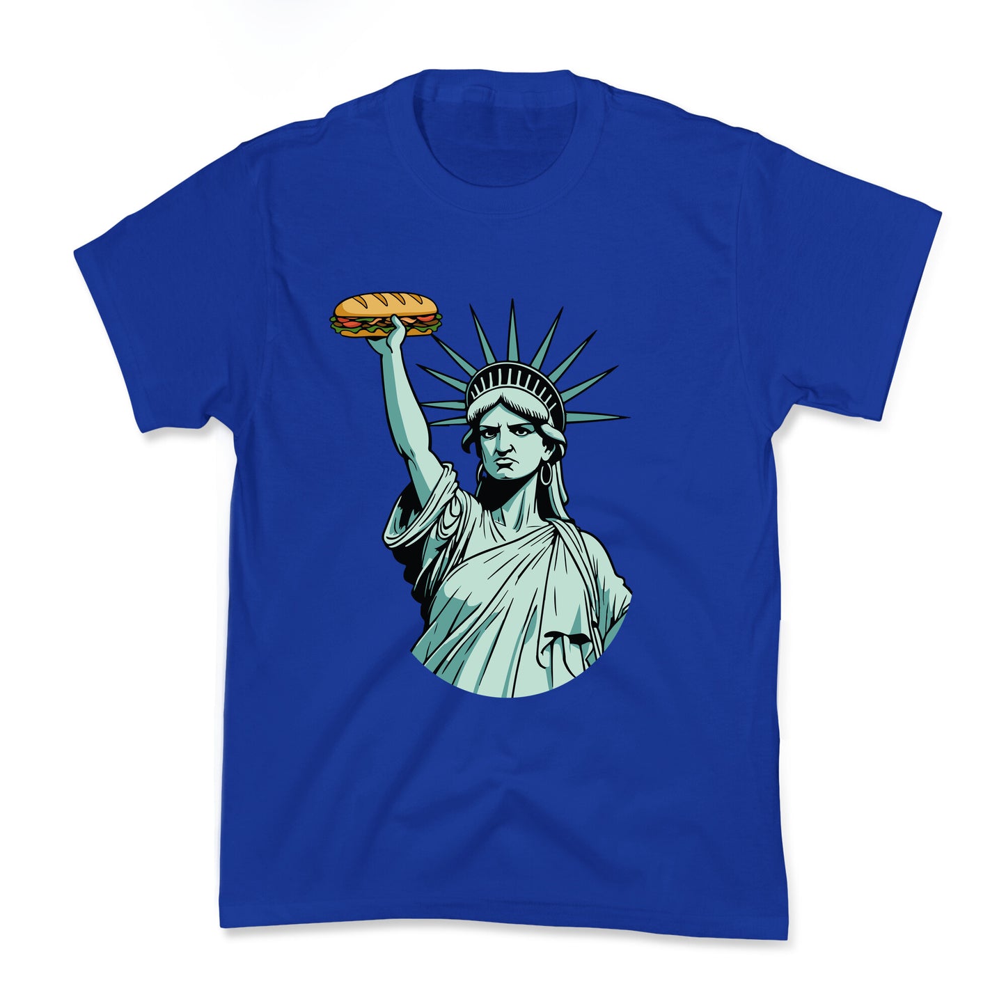 Statue of Liberty Sandwich Guy DC Kids Tee