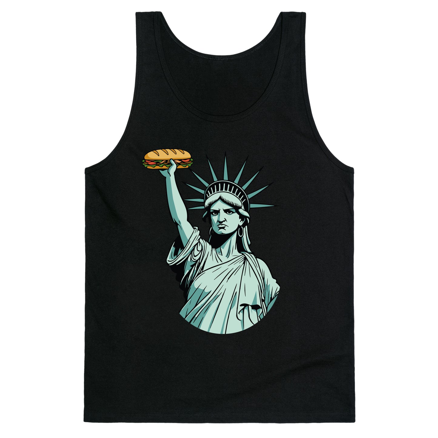 Statue of Liberty Sandwich Guy DC Tank Top