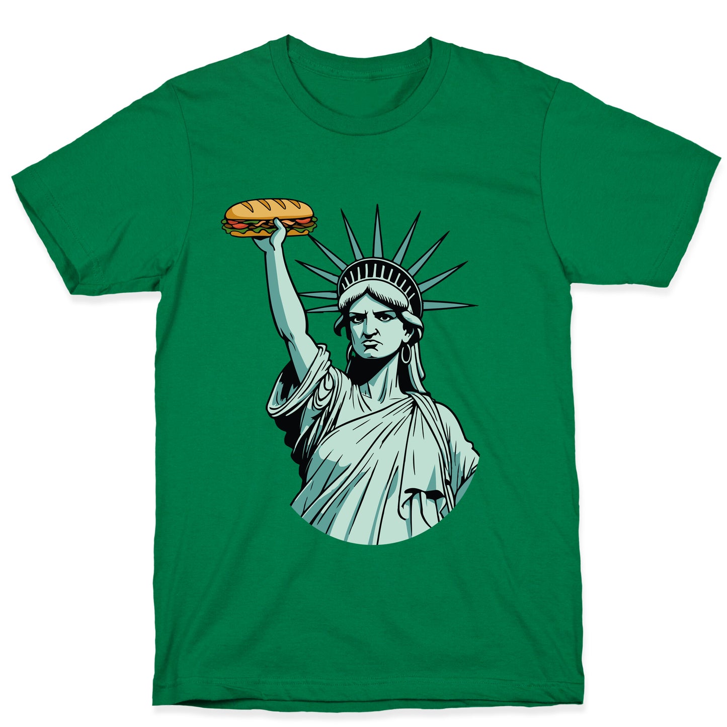 Statue of Liberty Sandwich Guy DC T-Shirt