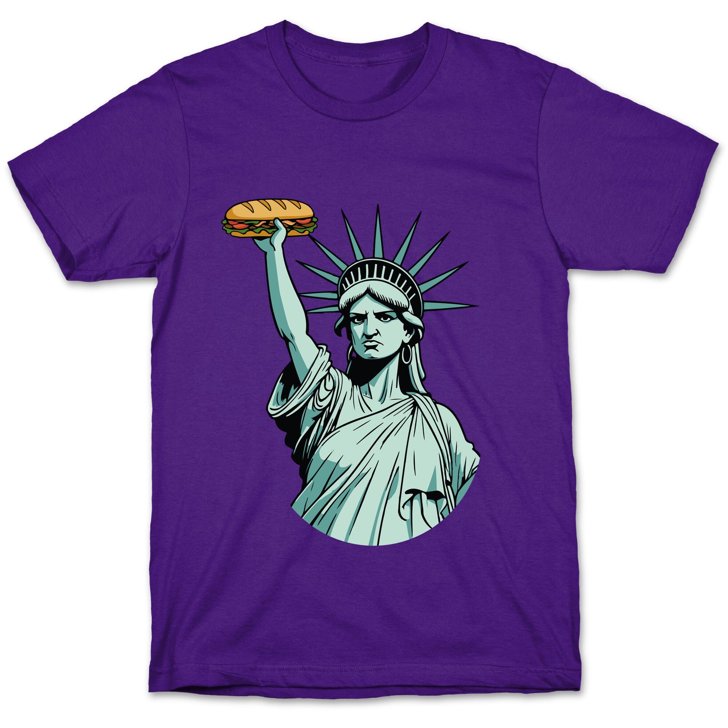 Statue of Liberty Sandwich Guy DC T-Shirt