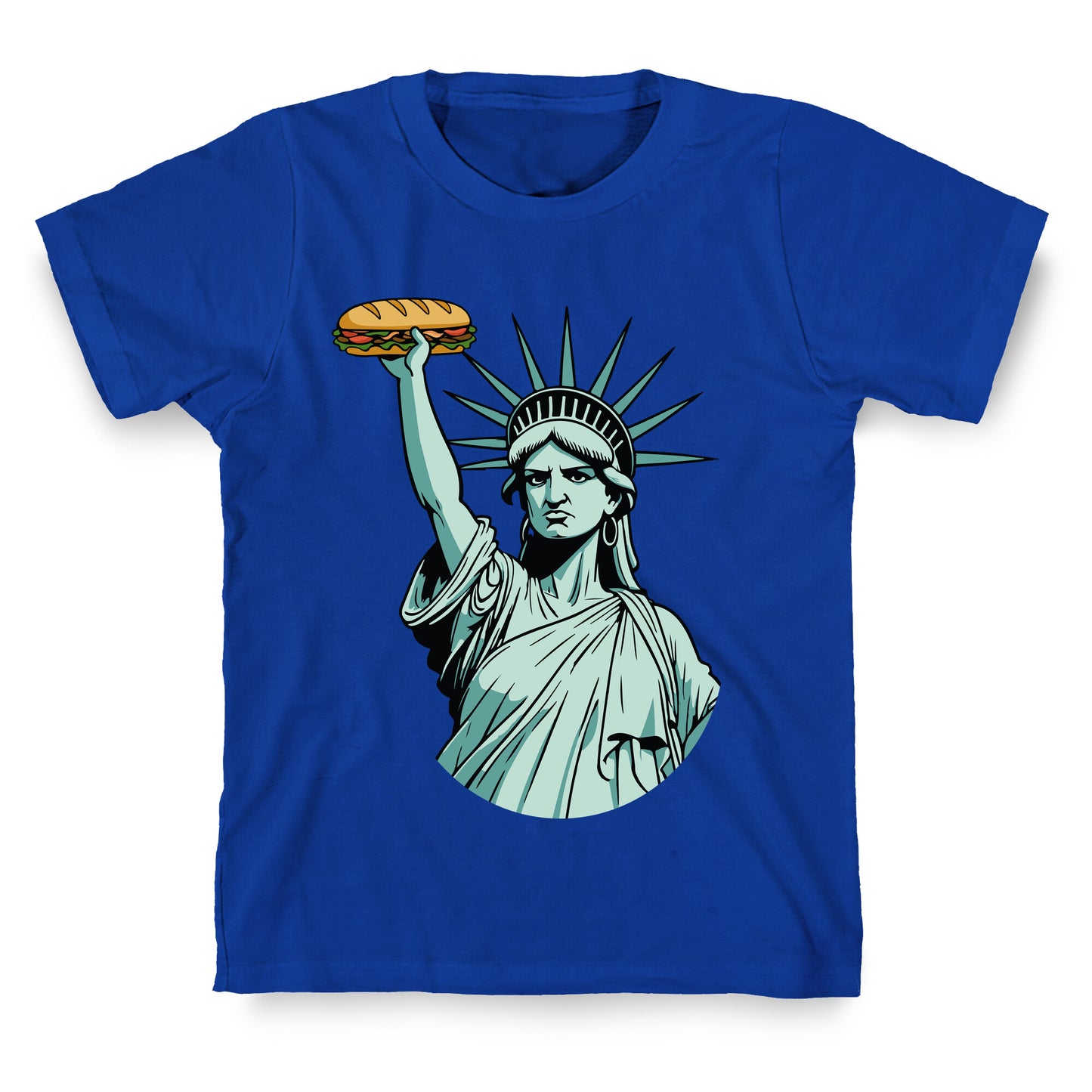 Statue of Liberty Sandwich Guy DC T-Shirt