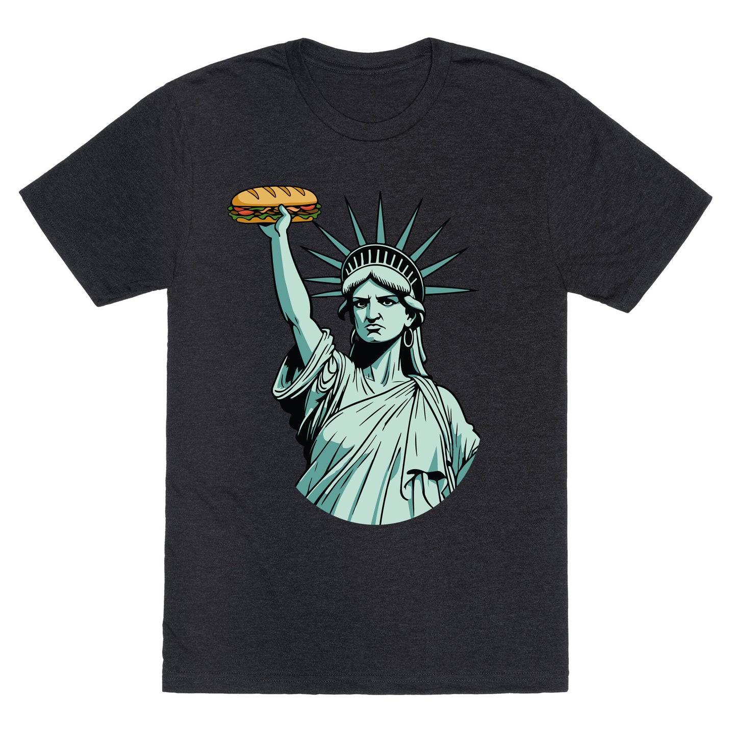 Statue of Liberty Sandwich Guy DC Unisex Triblend Tee