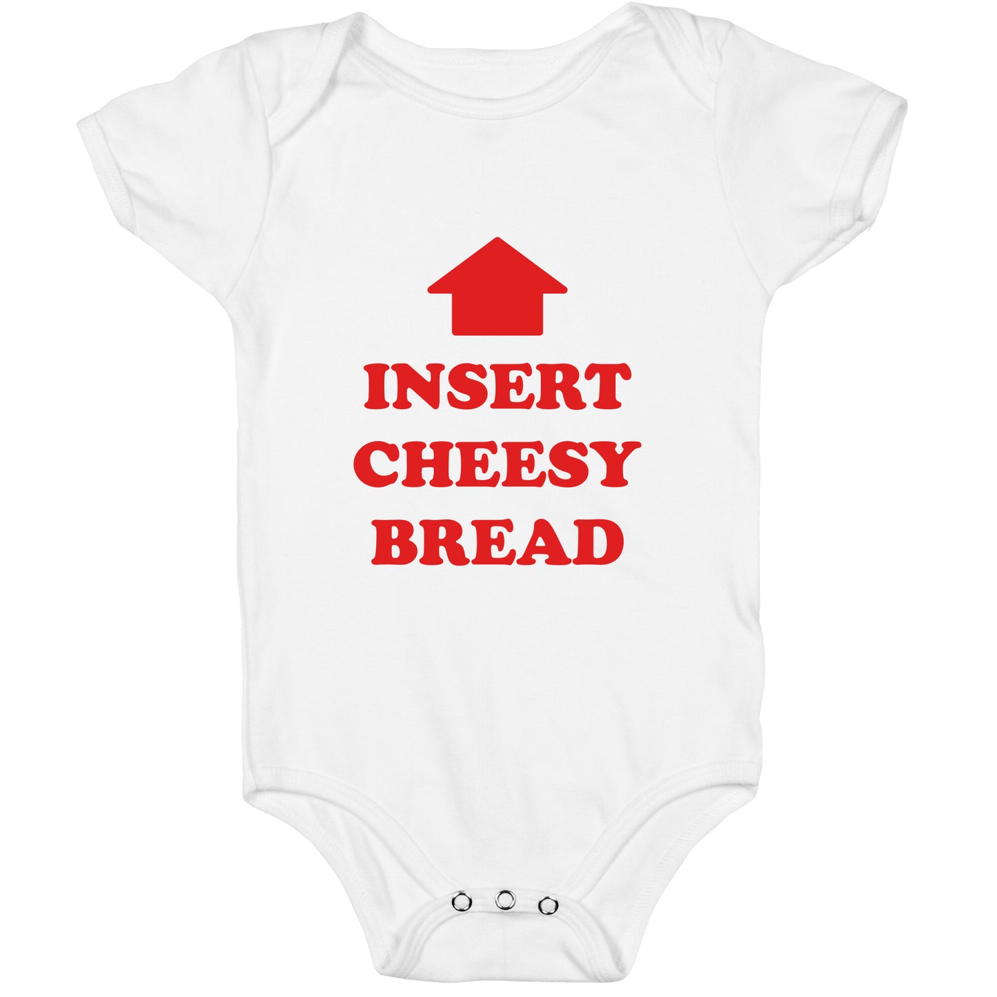 Insert Cheesy Bread Baby One-Piece