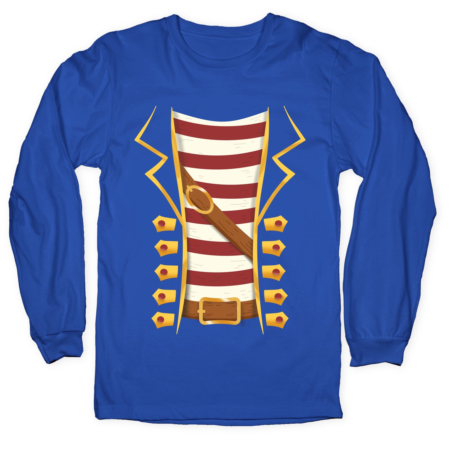 Buccaneer Halloween Pirate Costume Longsleeve Tee