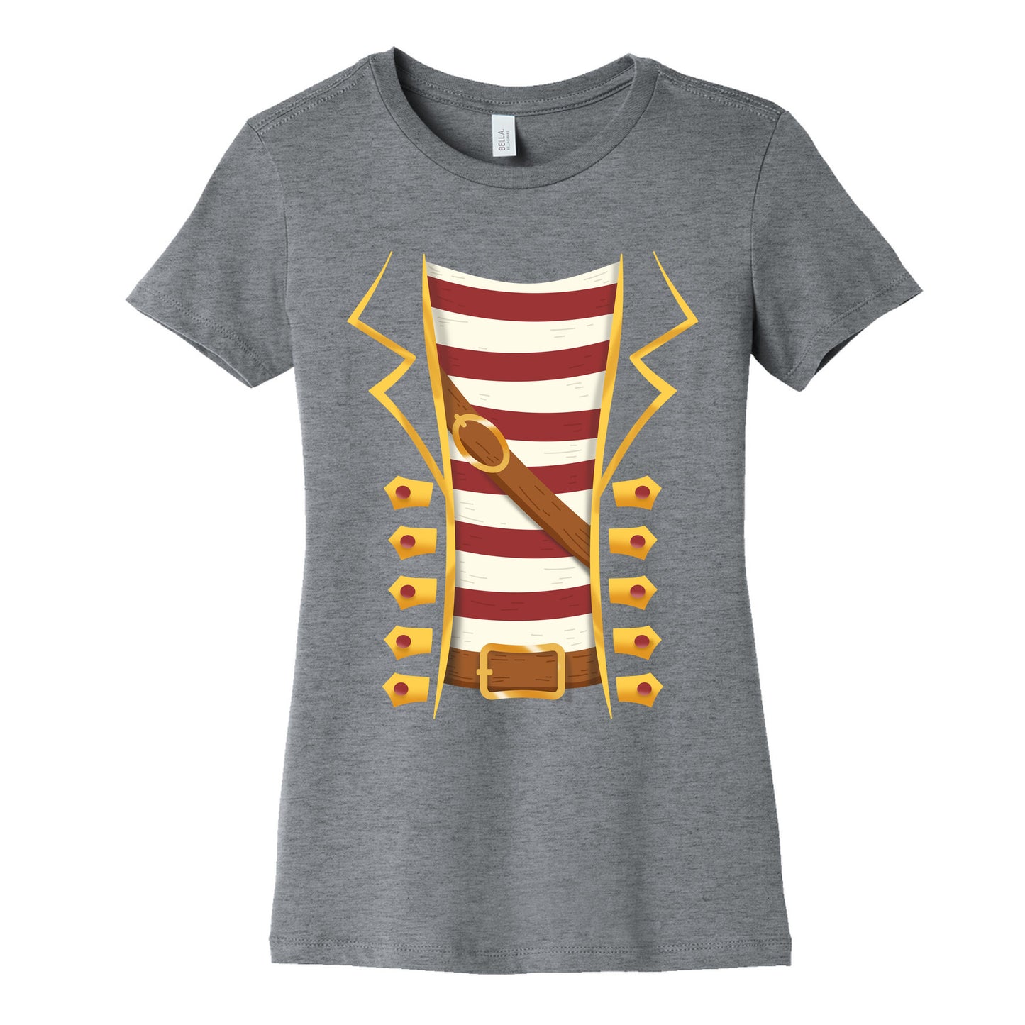 Buccaneer Halloween Pirate Costume Womens Cotton Tee