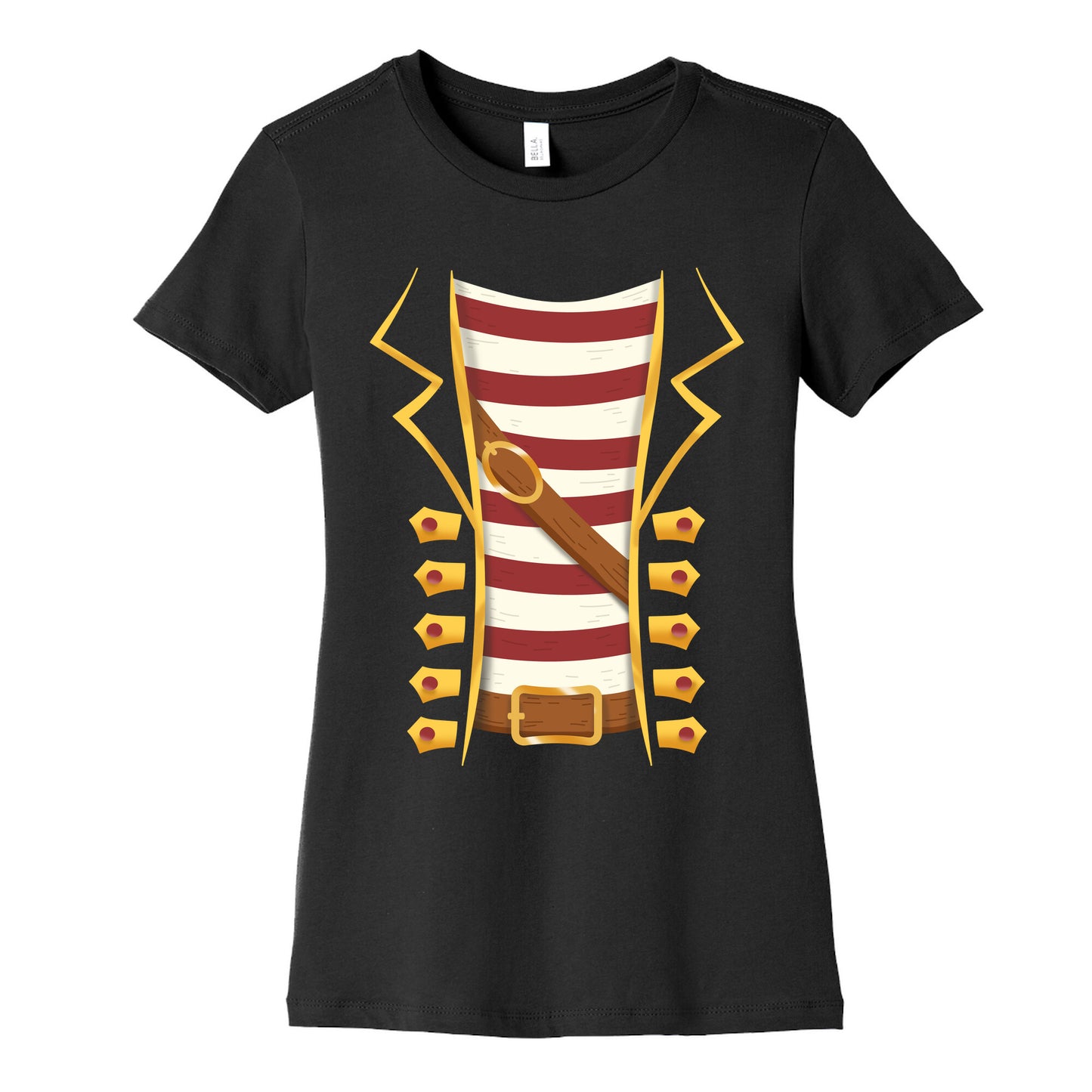 Buccaneer Halloween Pirate Costume Womens Cotton Tee