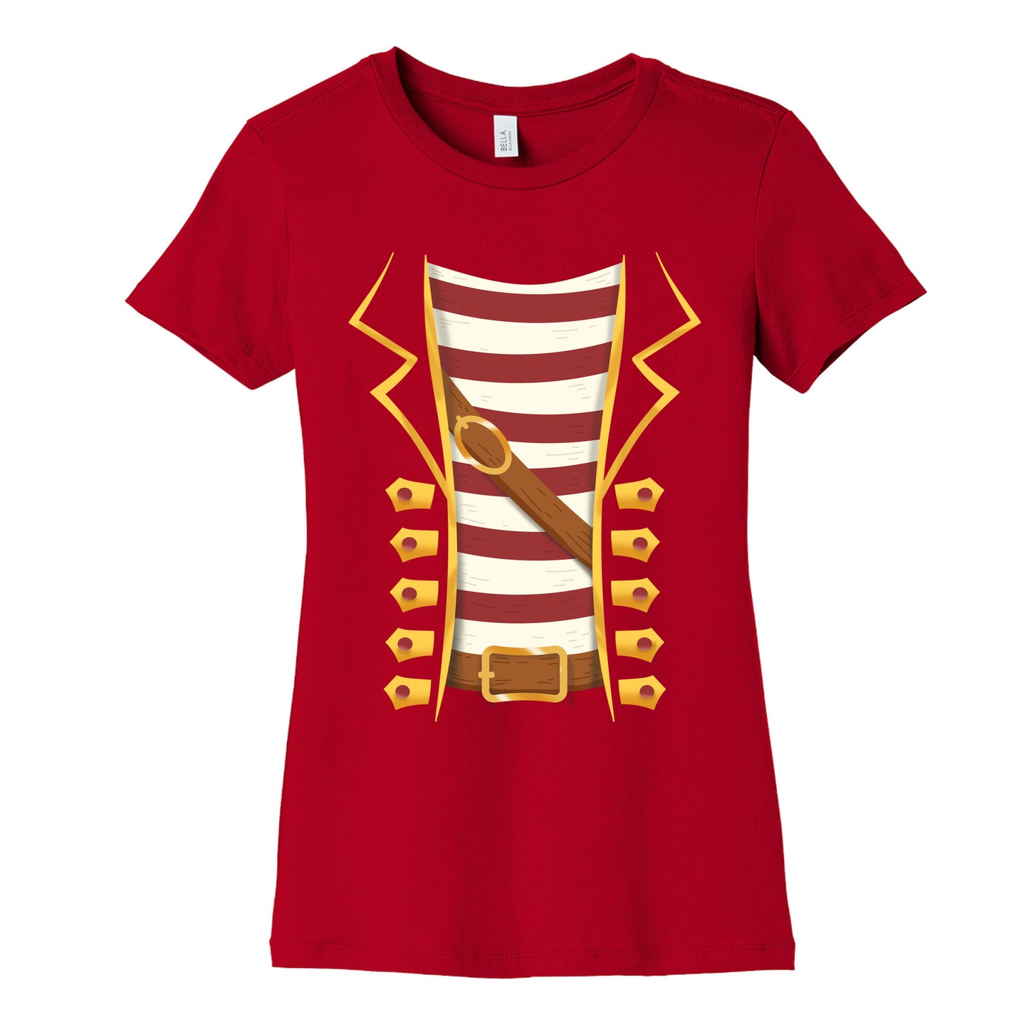 Buccaneer Halloween Pirate Costume Womens Cotton Tee