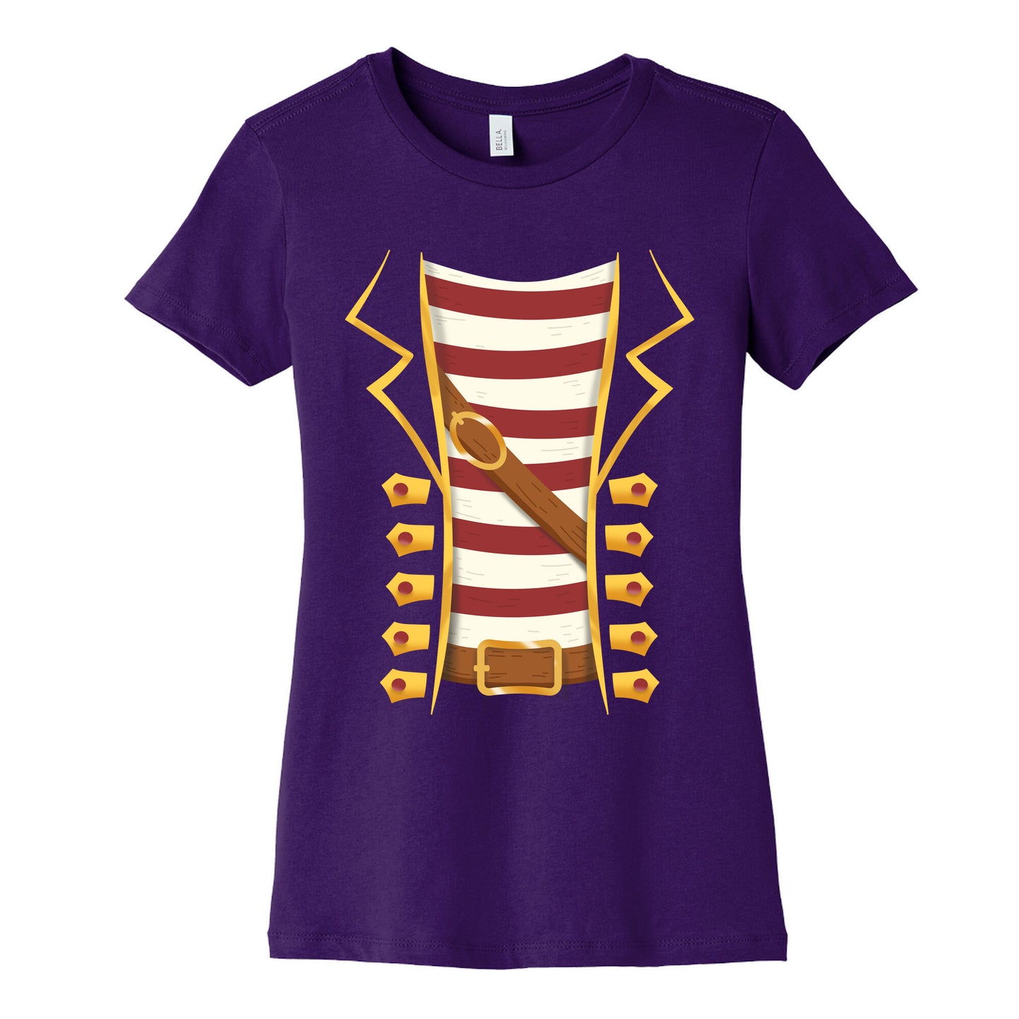 Buccaneer Halloween Pirate Costume Womens Cotton Tee