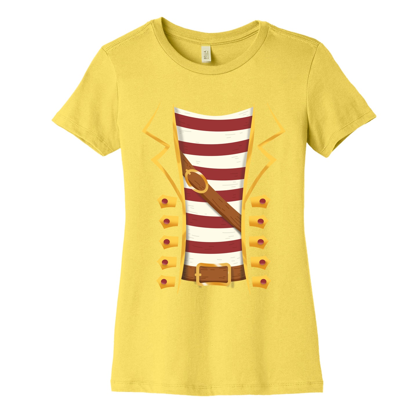 Buccaneer Halloween Pirate Costume Womens Cotton Tee